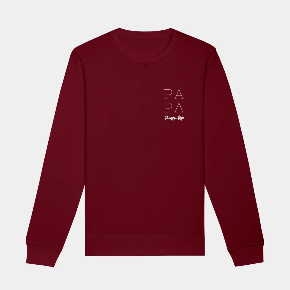 TeeInBlue Sweatshirt "Papa" - aus nachhaltiger und fairer Produktion