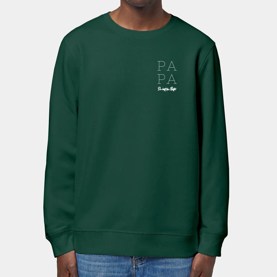 TeeInBlue Sweatshirt "Papa" - aus nachhaltiger und fairer Produktion
