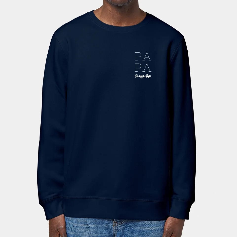 TeeInBlue Sweatshirt "Papa" - aus nachhaltiger und fairer Produktion