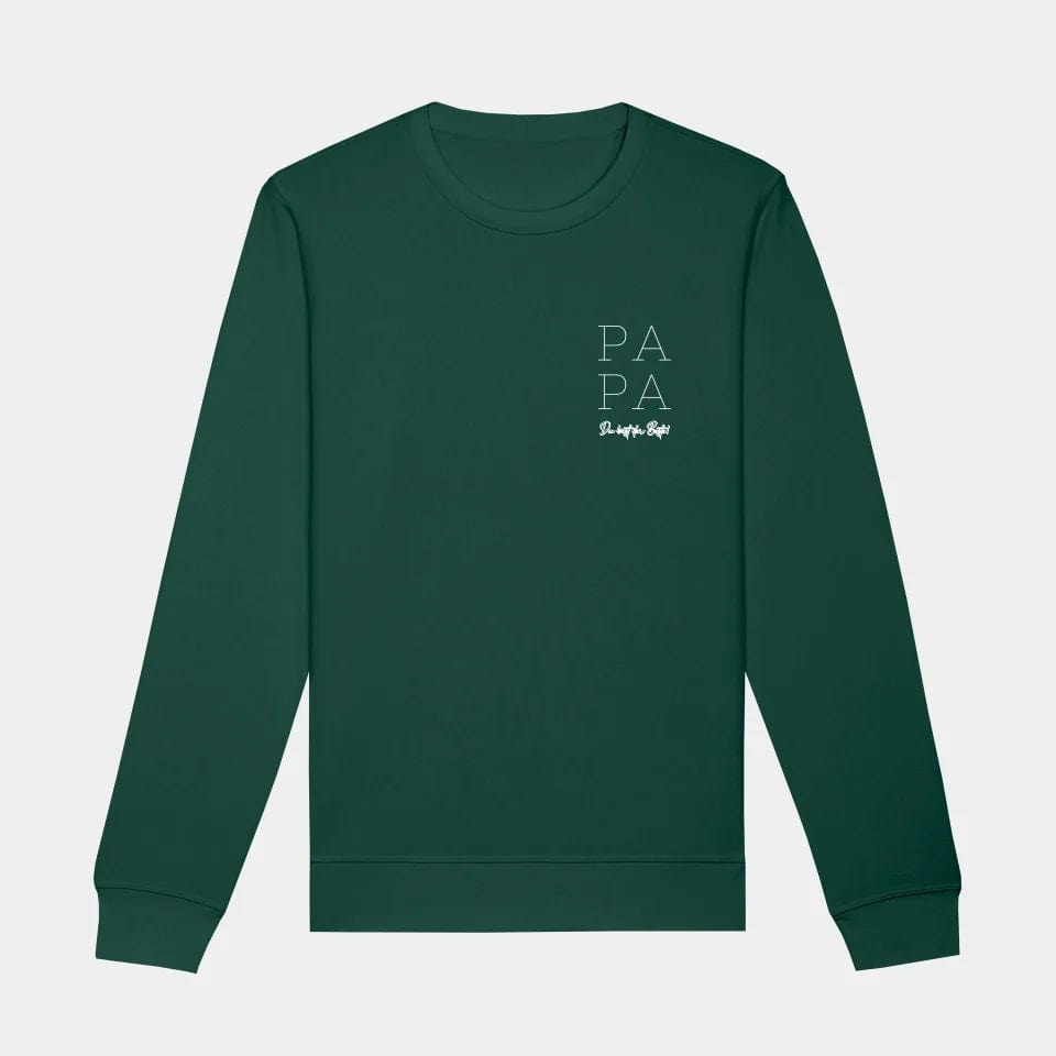 TeeInBlue Sweatshirt "Papa" - aus nachhaltiger und fairer Produktion