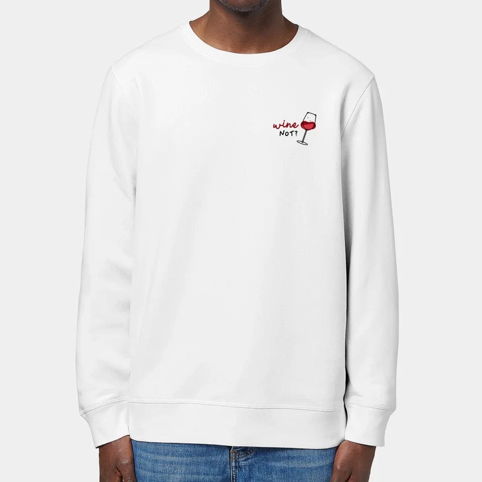 TeeInBlue Sweatshirt "Wein" Stanley/Stella Roller / weiß / XXS - aus nachhaltiger und fairer Produktion