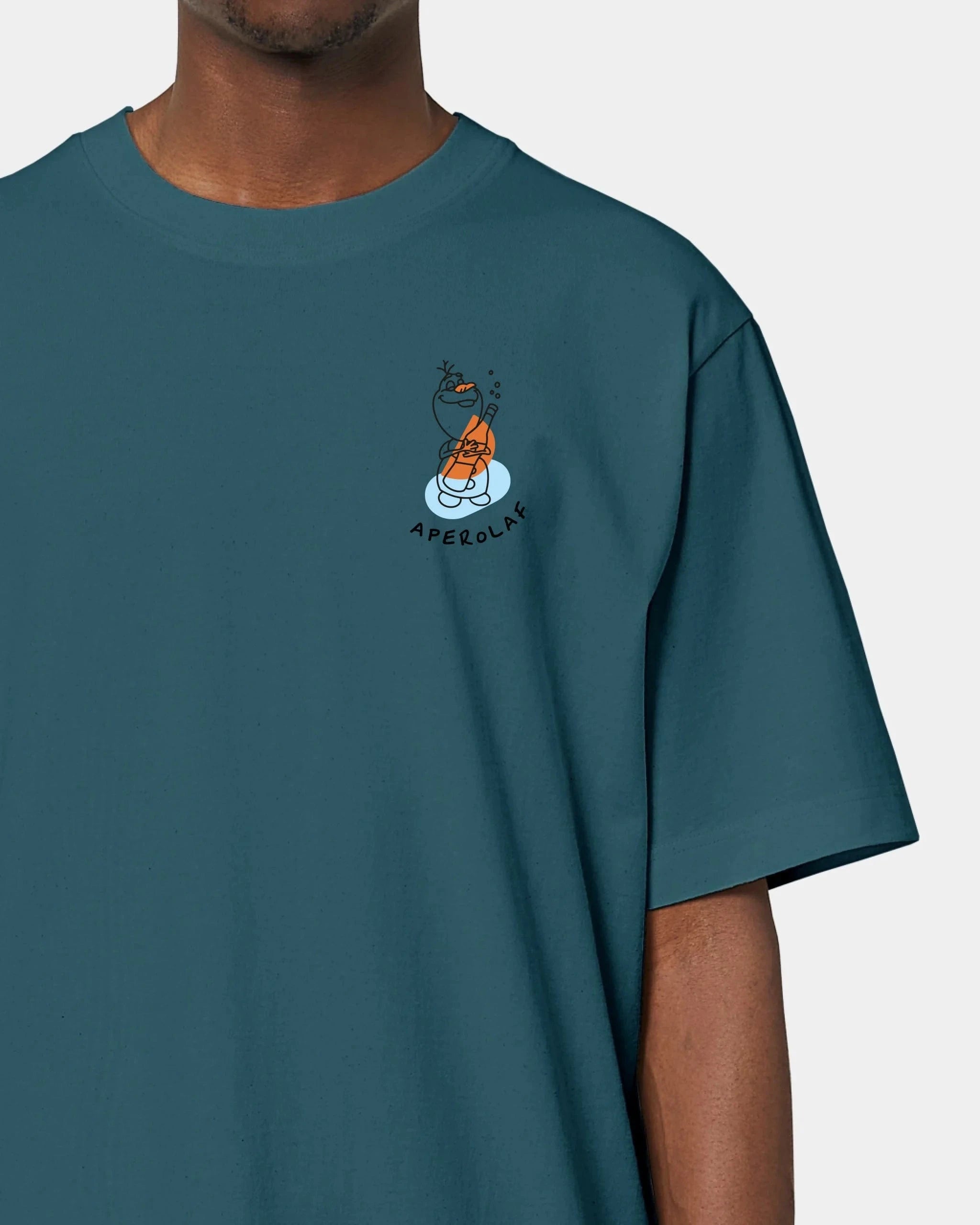Schmidt Digitaldruck GmbH T-Shirt "Aperolaf" Oversized / Stargazer / XXS - aus nachhaltiger und fairer Produktion
