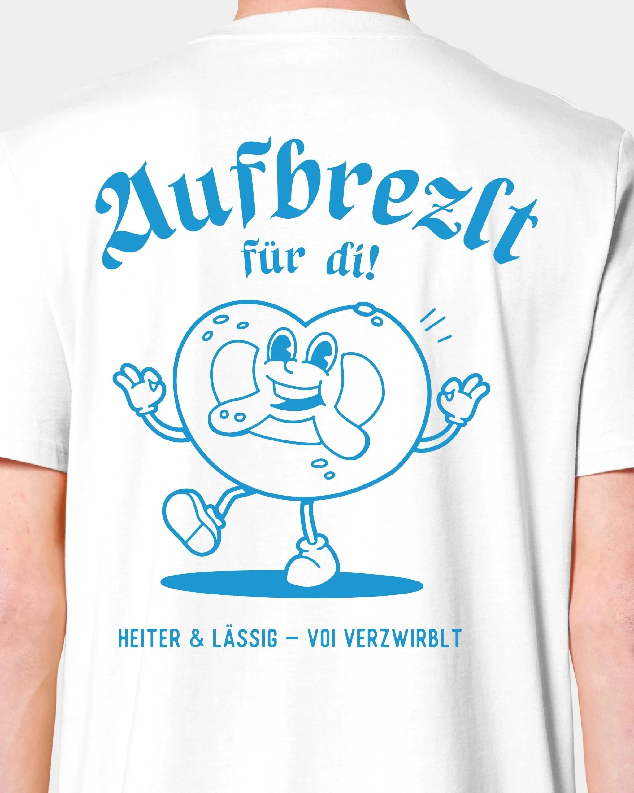 Schmidt Digitaldruck GmbH T-Shirt "Aufbrezlt" Unisex / Weiß / XXS - aus nachhaltiger und fairer Produktion