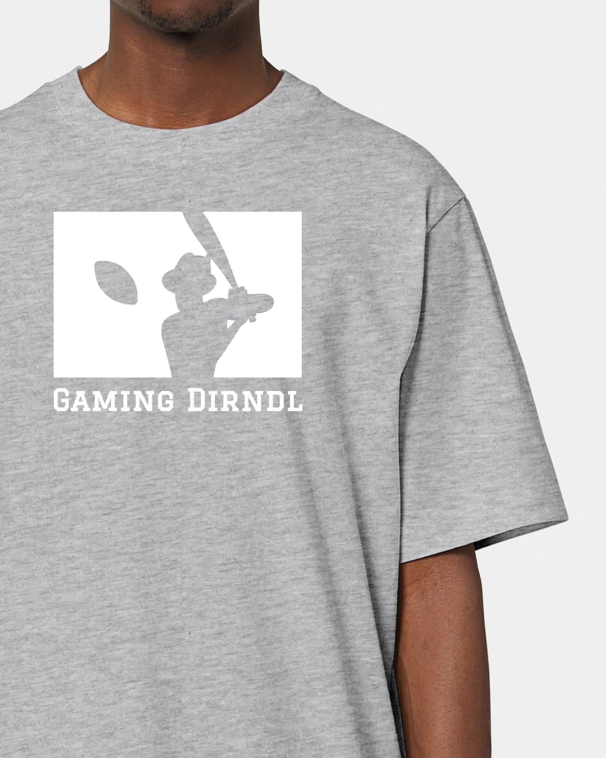Schmidt Digitaldruck GmbH T-Shirt "Baseball" Oversized / Heather Grey / XXS - aus nachhaltiger und fairer Produktion