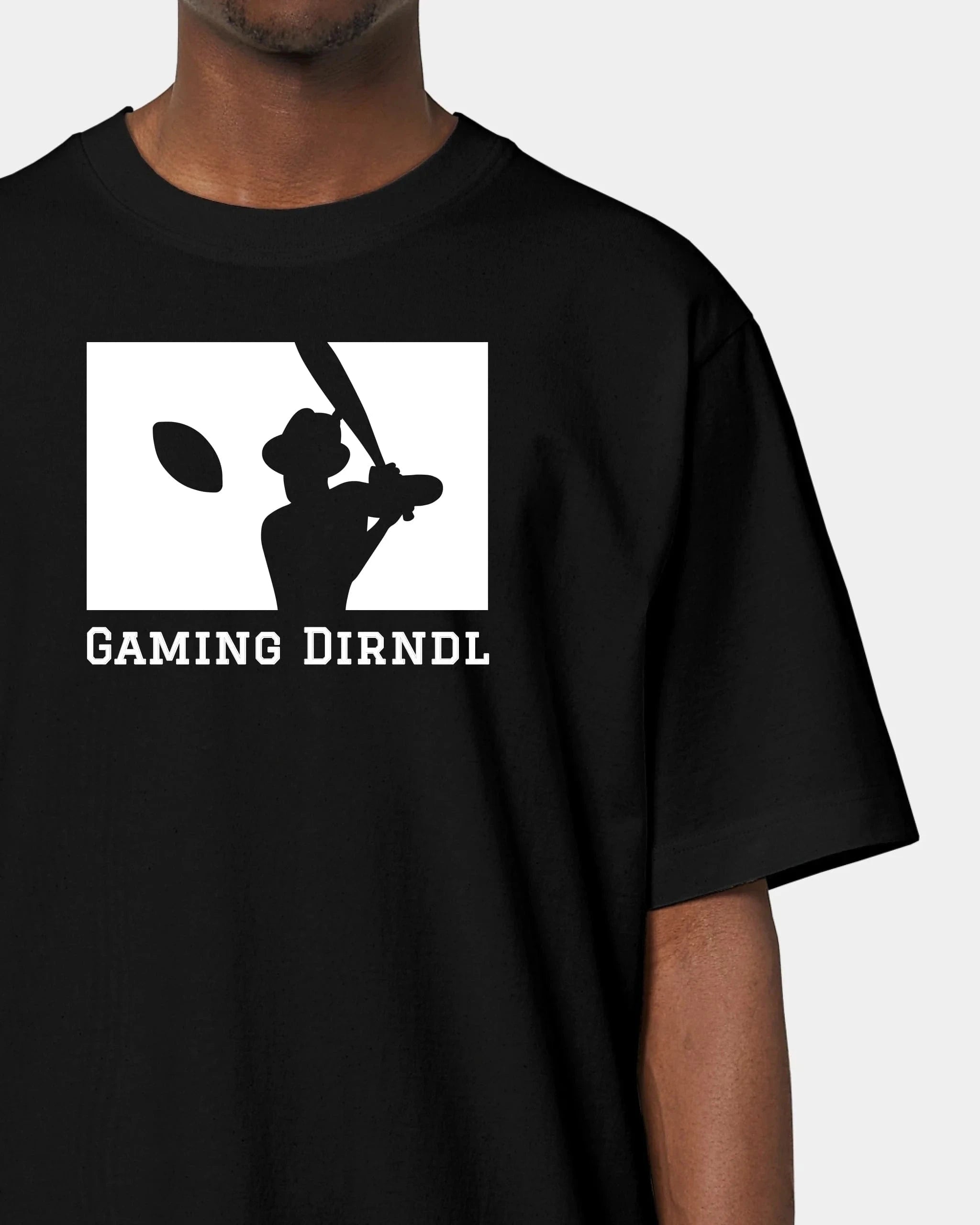Schmidt Digitaldruck GmbH T-Shirt "Baseball" Oversized / Schwarz / XXS - aus nachhaltiger und fairer Produktion