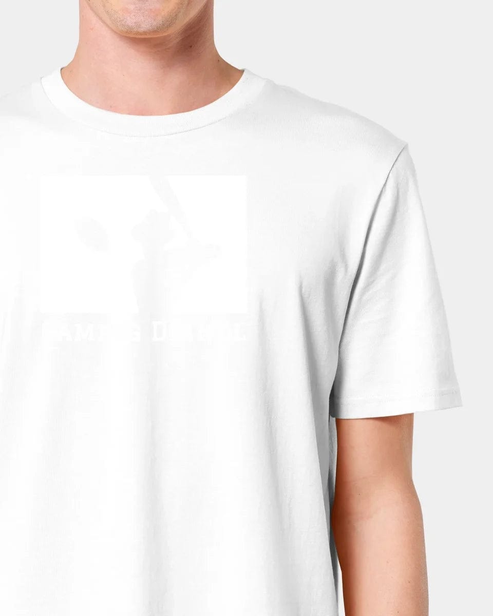 Projekt T-Shirt "Baseball" Unisex / Weiß / XXS - aus nachhaltiger und fairer Produktion