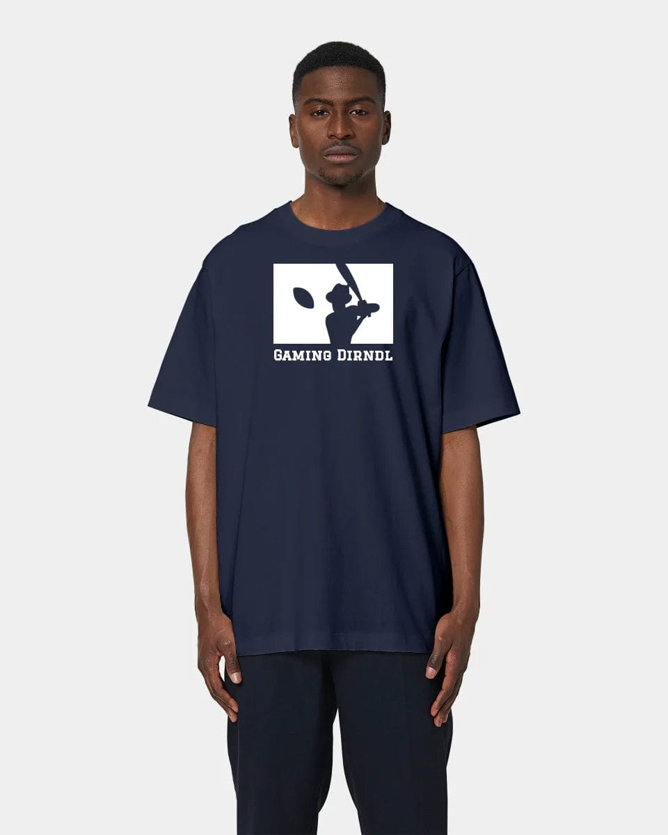 Projekt T-Shirt "Baseball" Oversized / French Navy / XXS - aus nachhaltiger und fairer Produktion