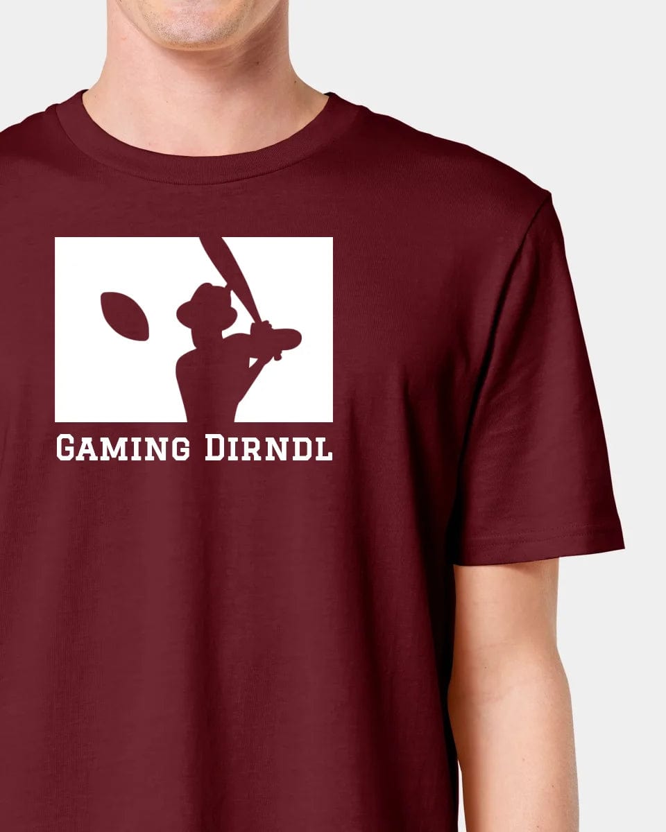 Projekt T-Shirt "Baseball" Unisex / Burgundy / M - aus nachhaltiger und fairer Produktion