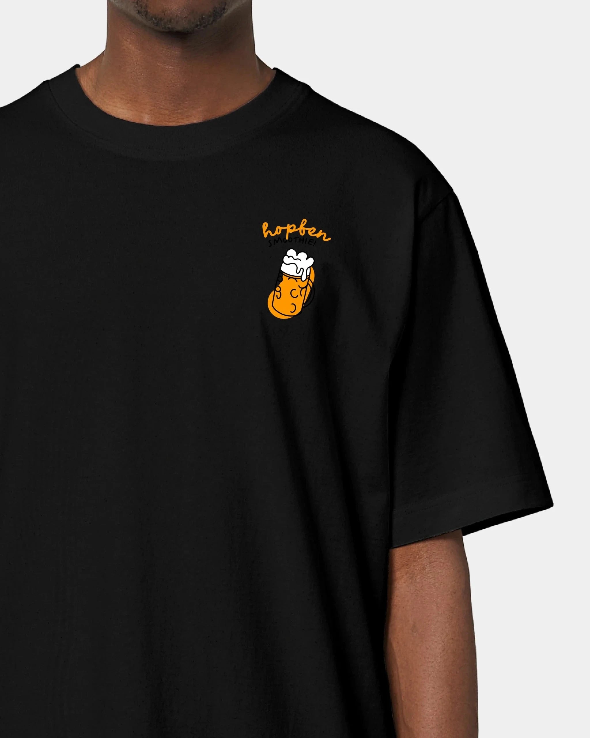 Schmidt Digitaldruck GmbH T-Shirt "Bier" Oversized / Schwarz / XXS - aus nachhaltiger und fairer Produktion