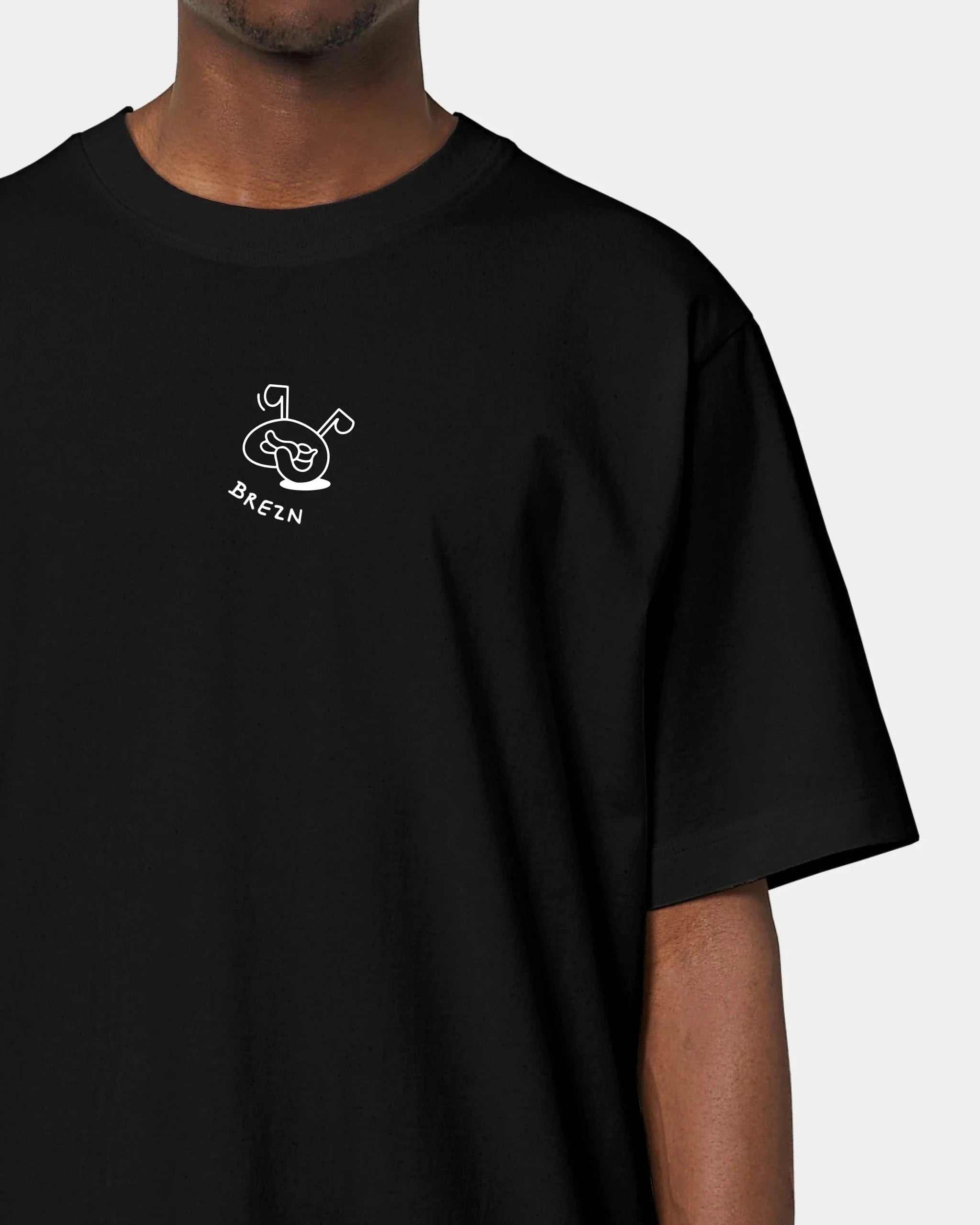 Schmidt Digitaldruck GmbH T-Shirt "Brezn" Oversized / Schwarz / XXS - aus nachhaltiger und fairer Produktion