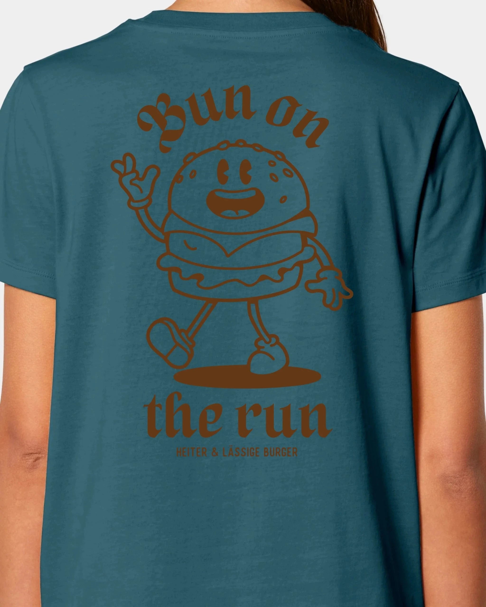 Schmidt Digitaldruck GmbH T-Shirt "Bun on the run" Damen / Stargazer / XS - aus nachhaltiger und fairer Produktion