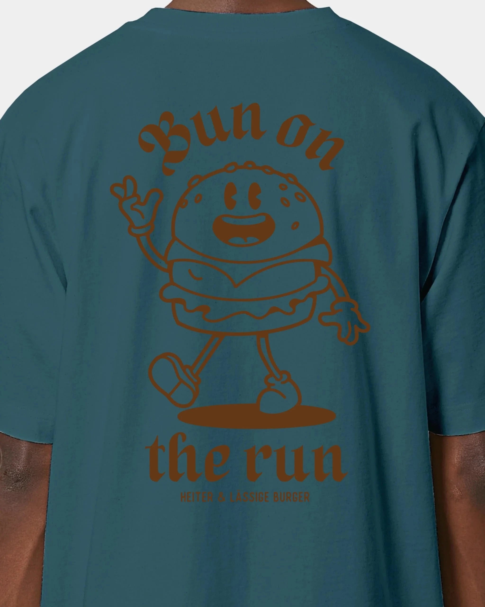 Schmidt Digitaldruck GmbH T-Shirt "Bun on the run" Oversized / Stargazer / XXS - aus nachhaltiger und fairer Produktion