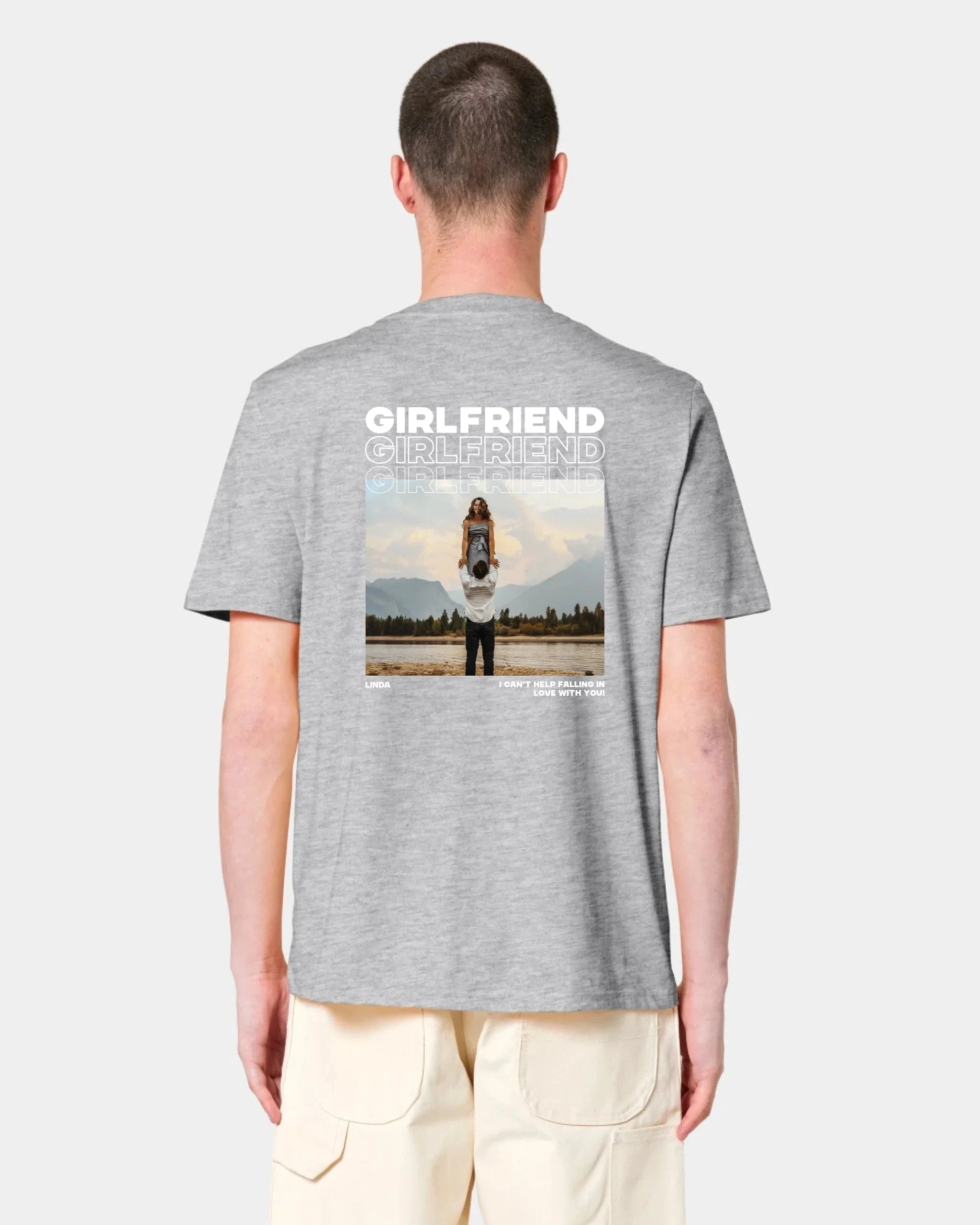 Schmidt Digitaldruck GmbH T-Shirt "Couple" Unisex / Heather Grey / XXS - aus nachhaltiger und fairer Produktion