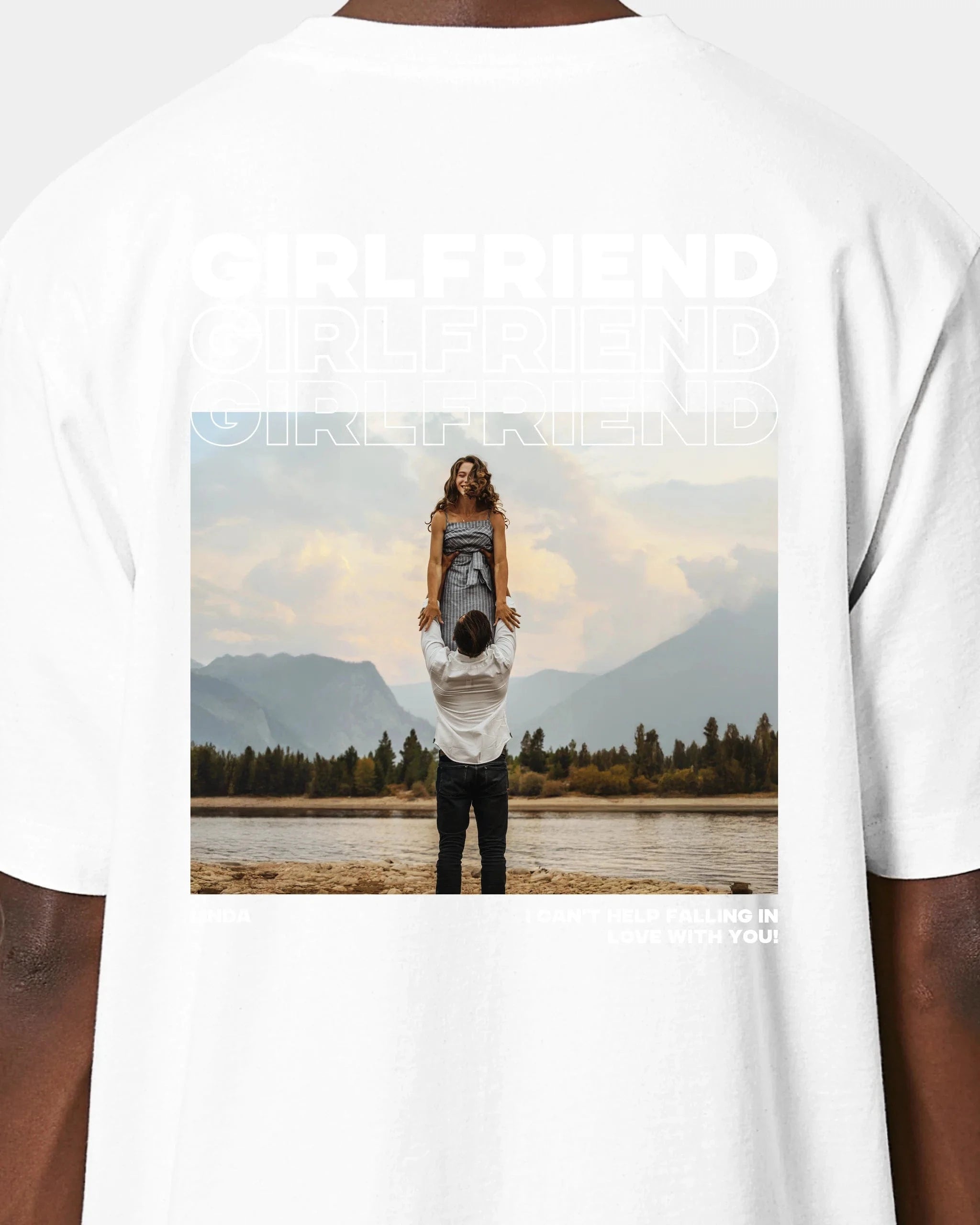 Schmidt Digitaldruck GmbH T-Shirt "Couple" Oversized / Weiß / XXS - aus nachhaltiger und fairer Produktion