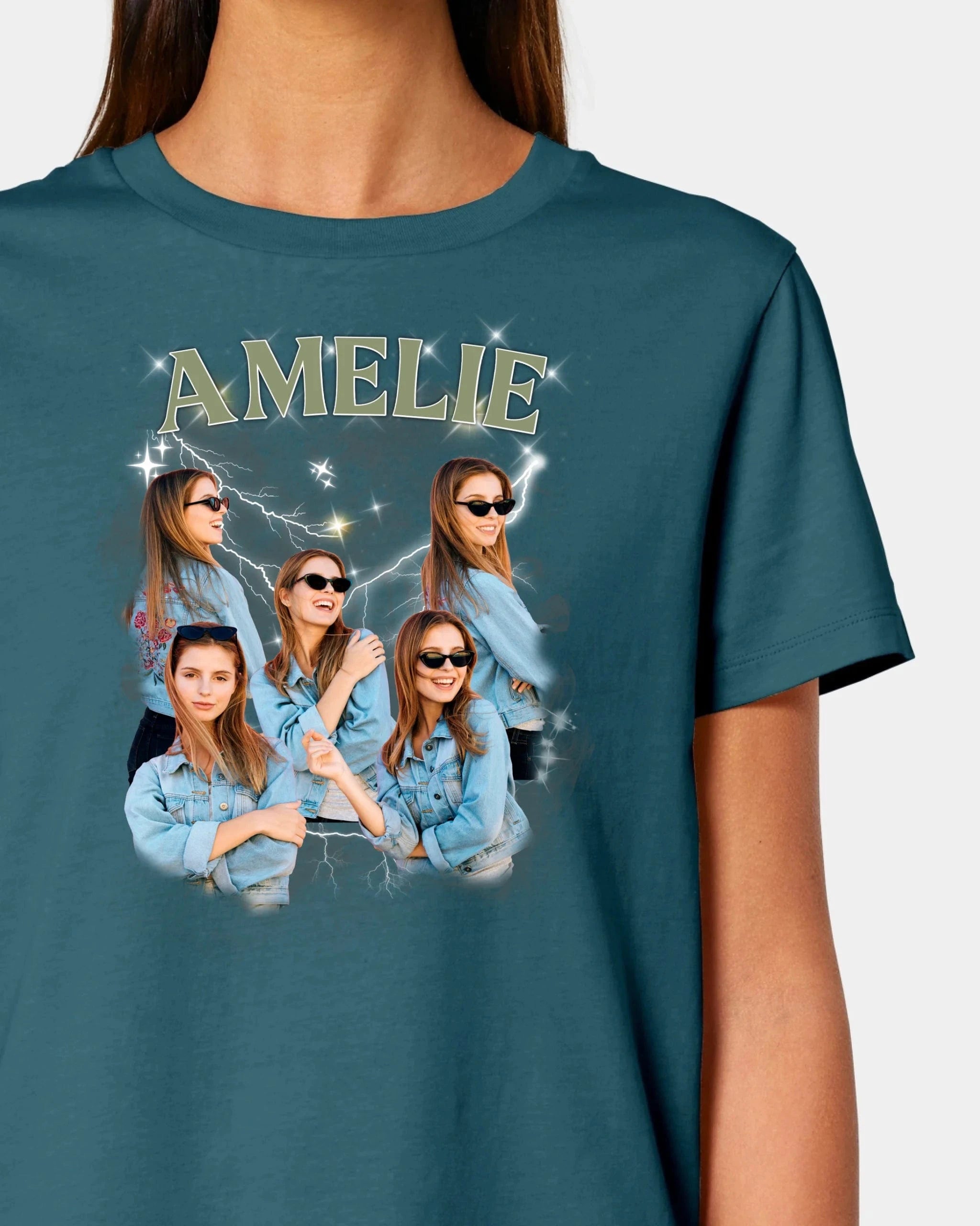 Schmidt Digitaldruck GmbH T-Shirt "Custom Bootleg" Damen / Stargazer / XS - aus nachhaltiger und fairer Produktion