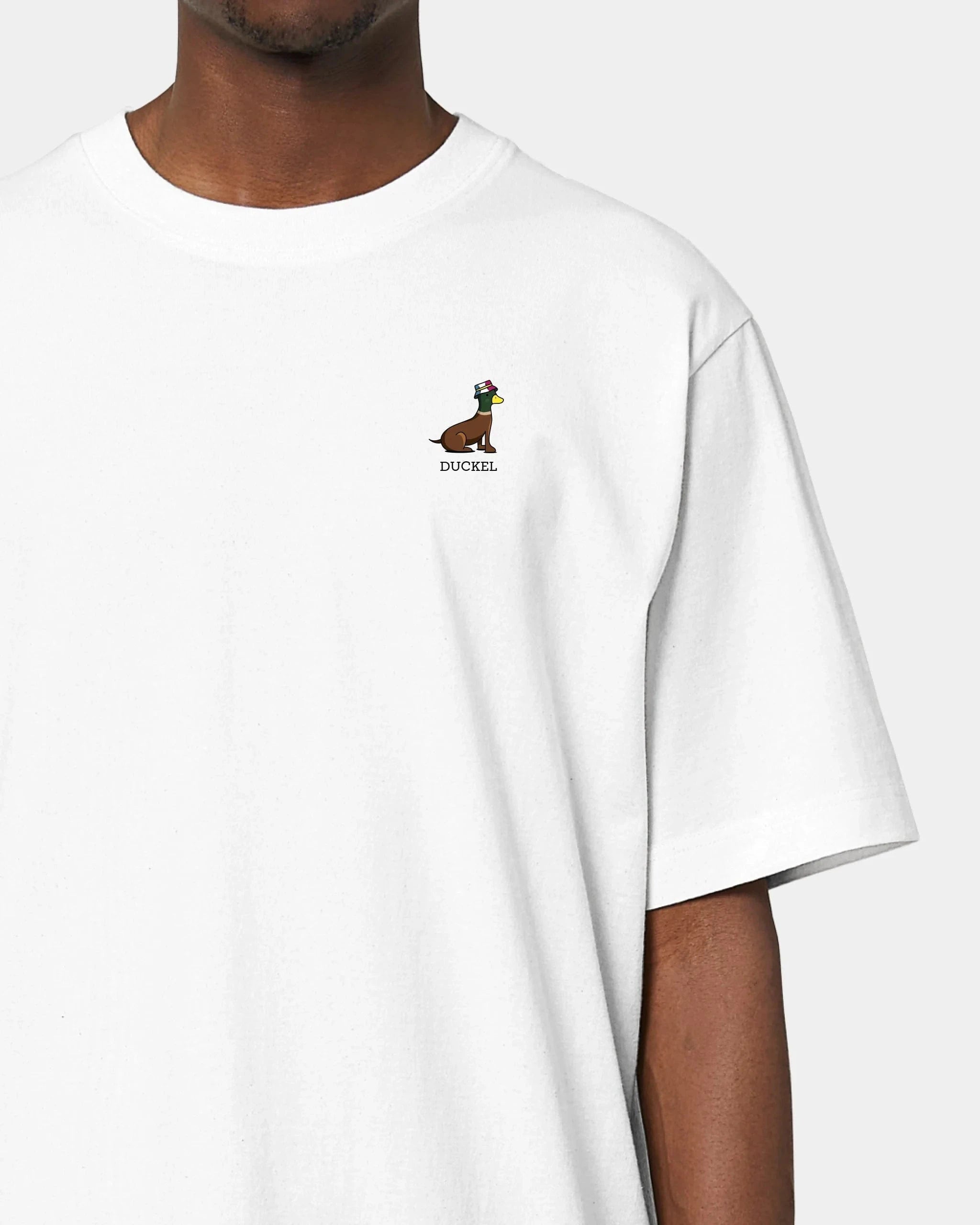 Schmidt Digitaldruck GmbH T-Shirt "Duckel" Oversized / Weiß / XXS - aus nachhaltiger und fairer Produktion