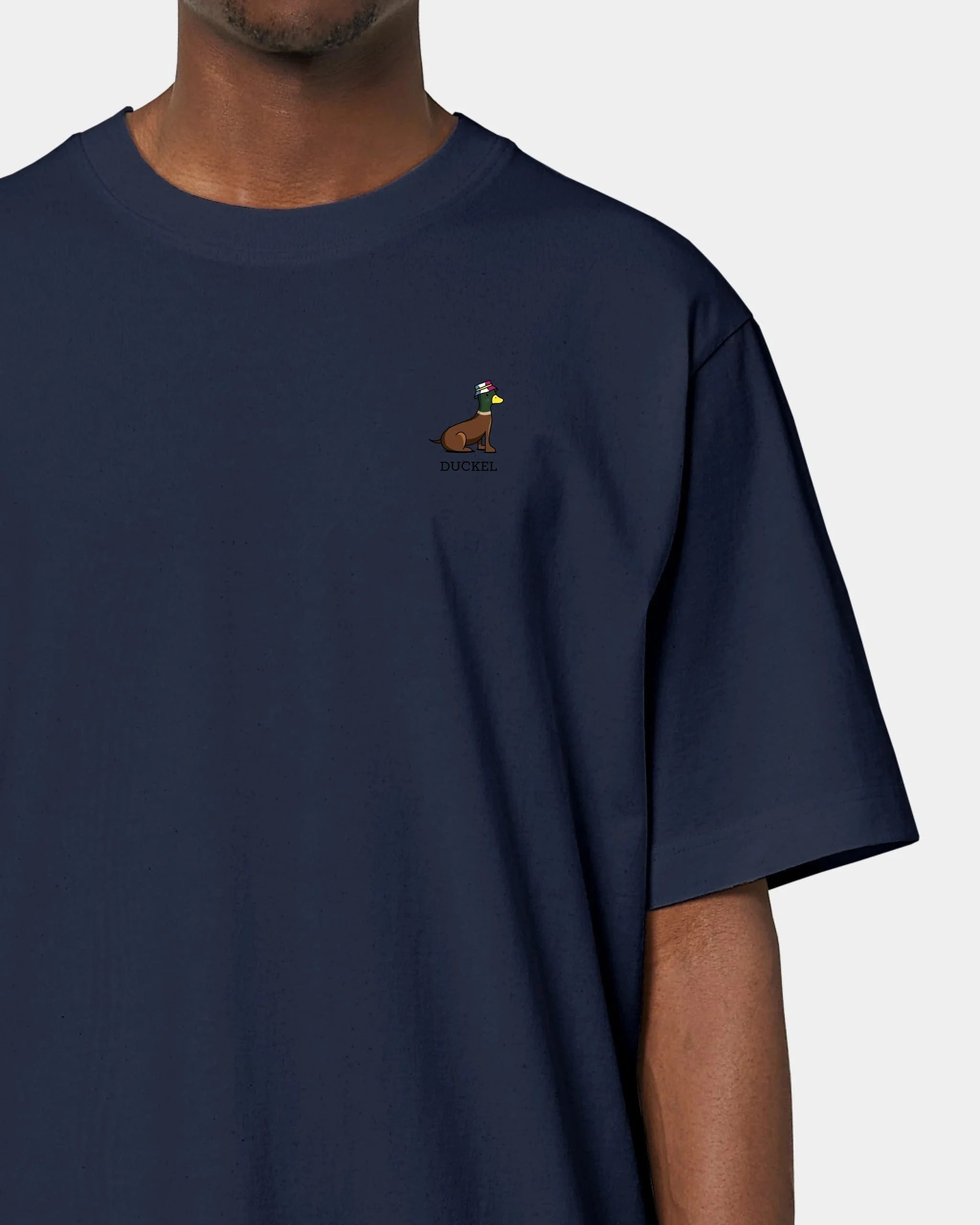 Schmidt Digitaldruck GmbH T-Shirt "Duckel" Oversized / French Navy / XXS - aus nachhaltiger und fairer Produktion