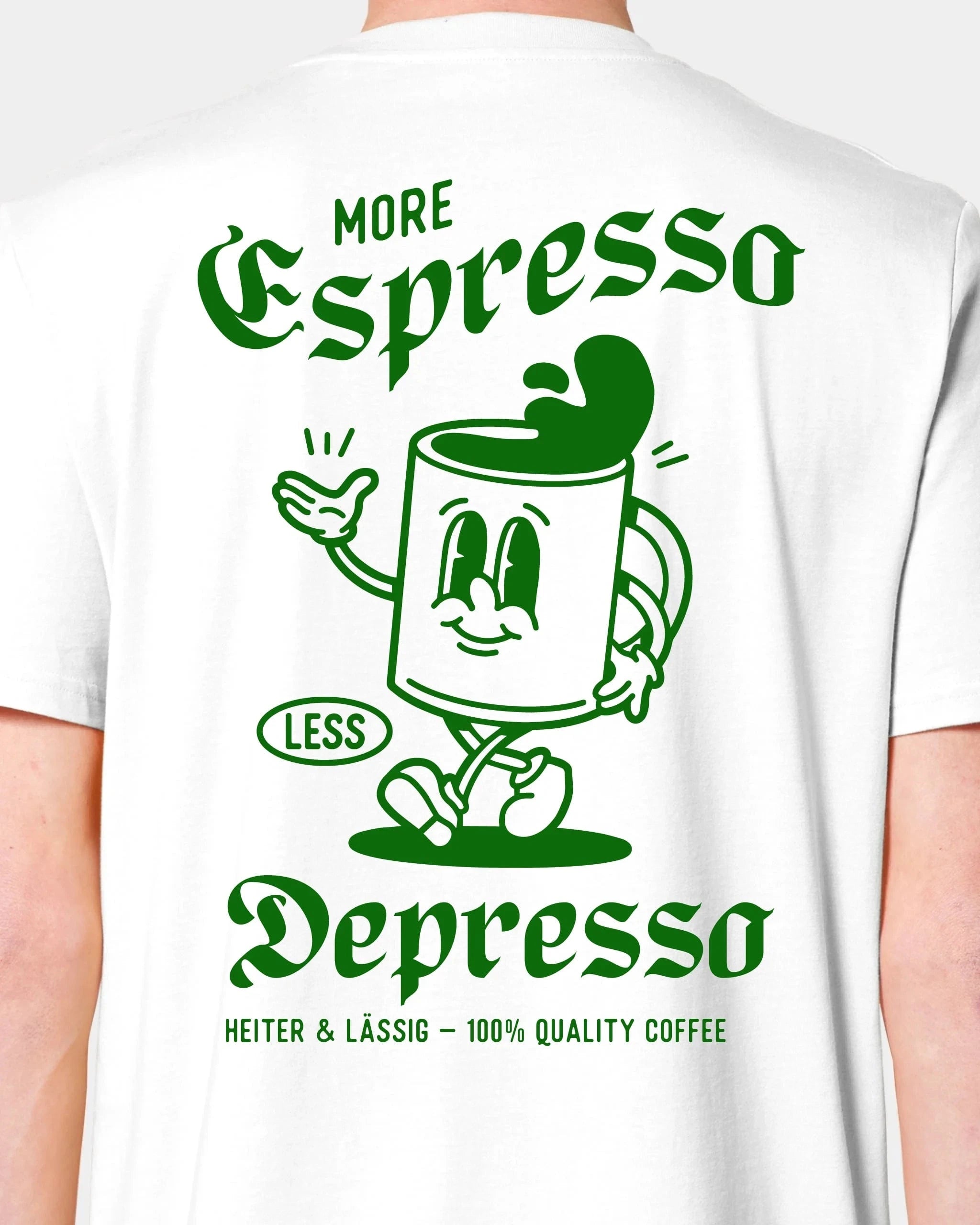 Schmidt Digitaldruck GmbH T-Shirt "Espresso" Unisex / Weiß / XXS - aus nachhaltiger und fairer Produktion