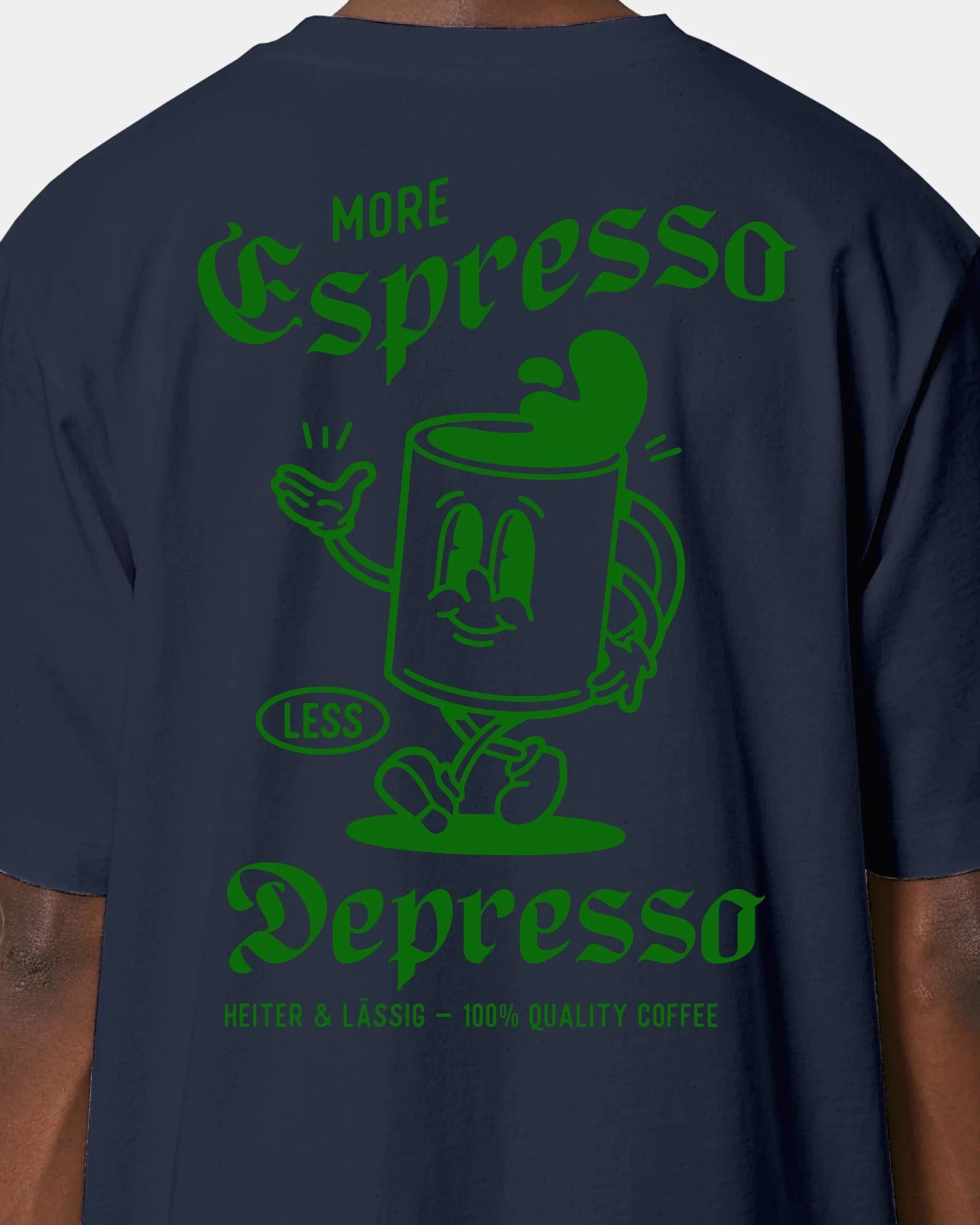 Schmidt Digitaldruck GmbH T-Shirt "Espresso" Oversized / French Navy / XXS - aus nachhaltiger und fairer Produktion