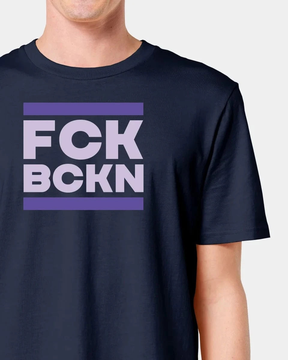 Schmidt Digitaldruck GmbH T-Shirt "FCK BCKN" Unisex / French Navy / XXS - aus nachhaltiger und fairer Produktion