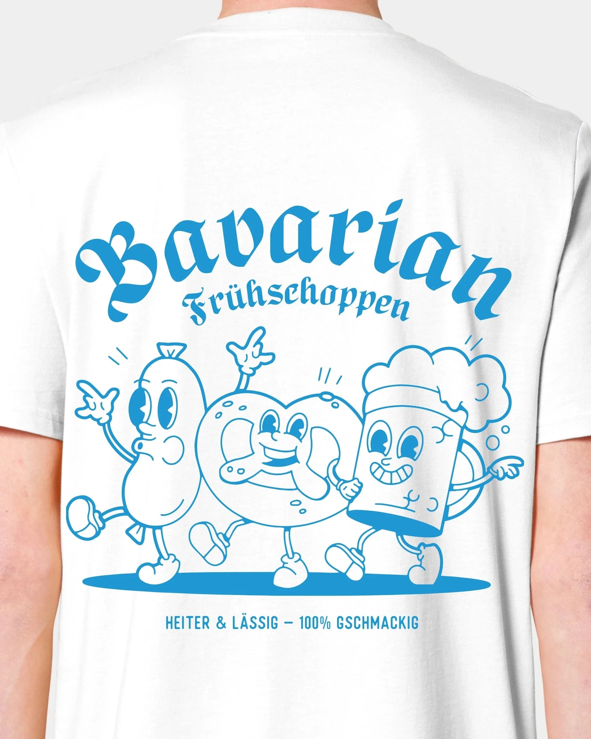 Schmidt Digitaldruck GmbH T-Shirt "Frühschoppen" Unisex / Weiß / XXS - aus nachhaltiger und fairer Produktion