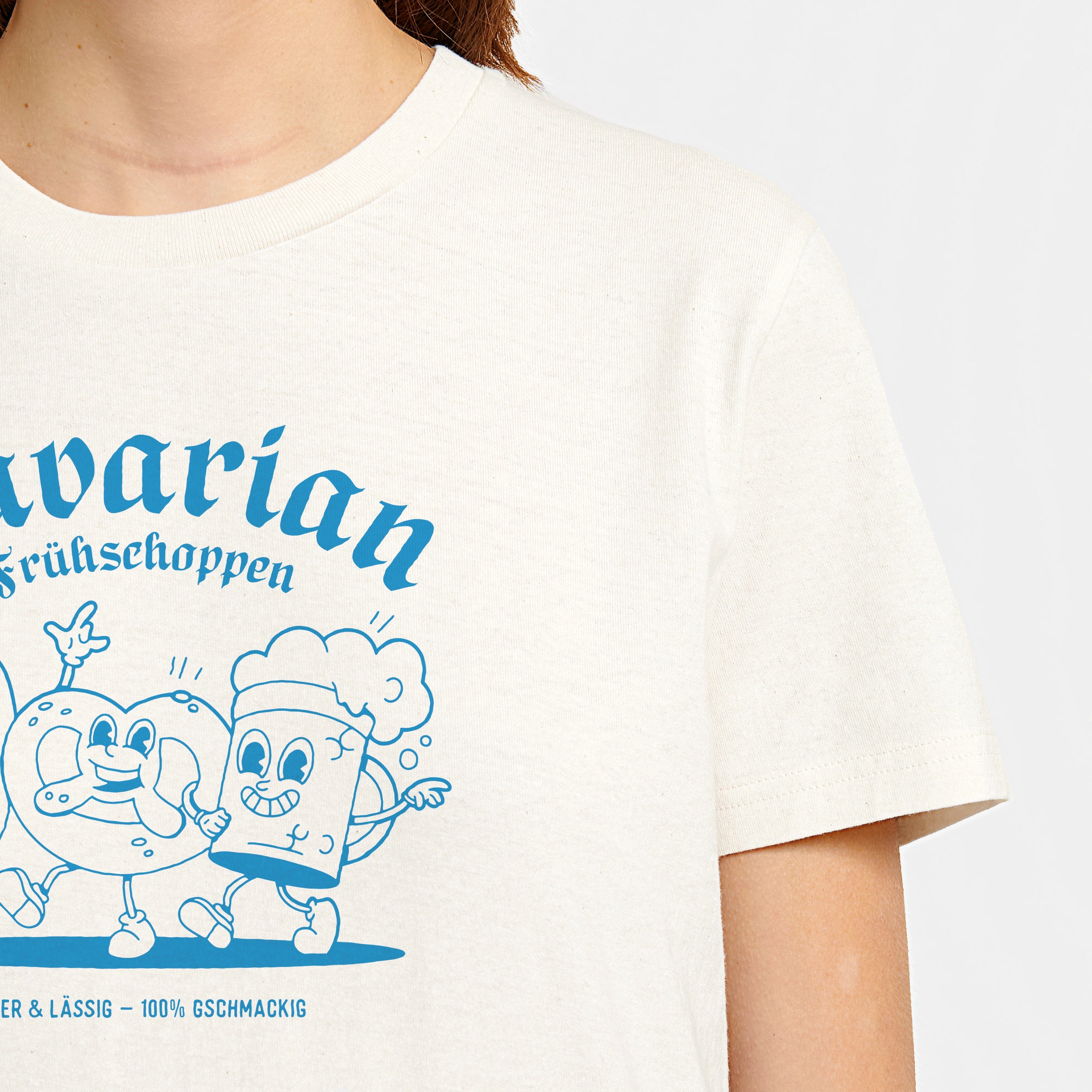 HEITER & LÄSSIG T-Shirt "Frühshoppen" XXS / natural raw - aus nachhaltiger und fairer Produktion