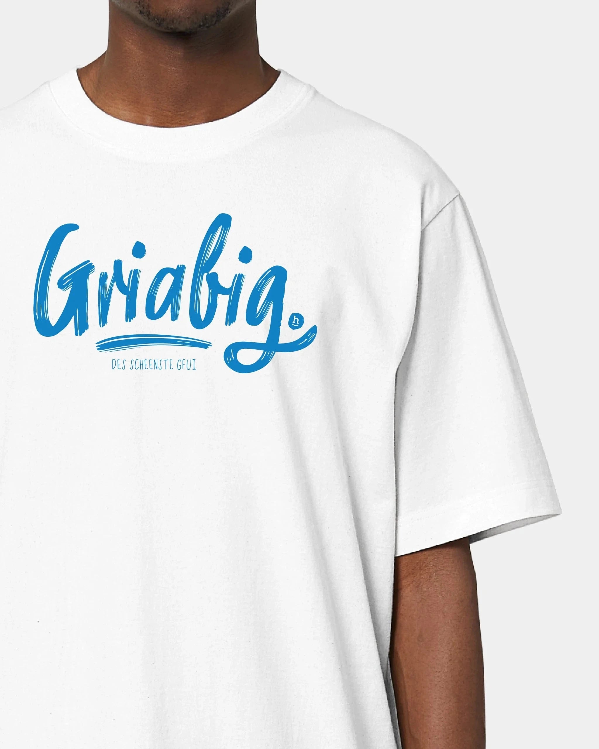 Schmidt Digitaldruck GmbH T-Shirt "Griabig" Oversized / Weiß / XXS - aus nachhaltiger und fairer Produktion
