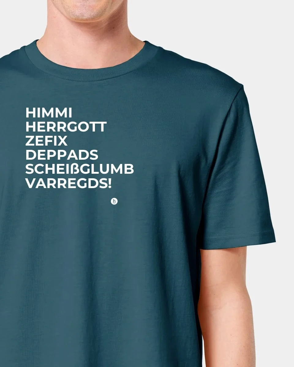 Schmidt Digitaldruck GmbH T-Shirt "Himmi Herrgott" Unisex / Stargazer / XXS - aus nachhaltiger und fairer Produktion