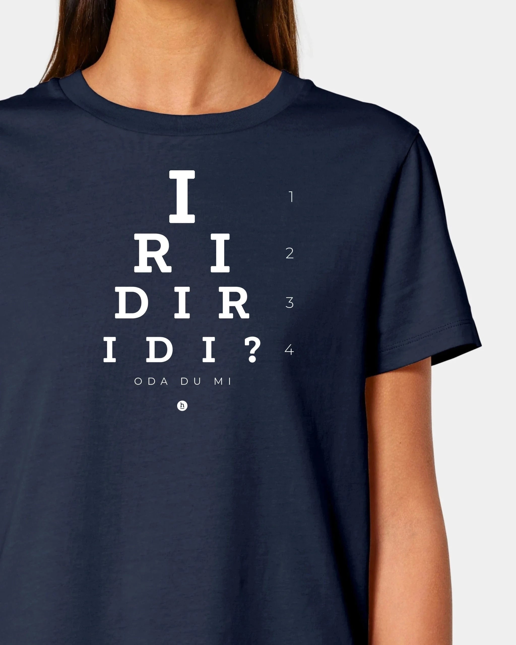 Schmidt Digitaldruck GmbH T-Shirt "Iridiridi" Damen / French Navy / XS - aus nachhaltiger und fairer Produktion