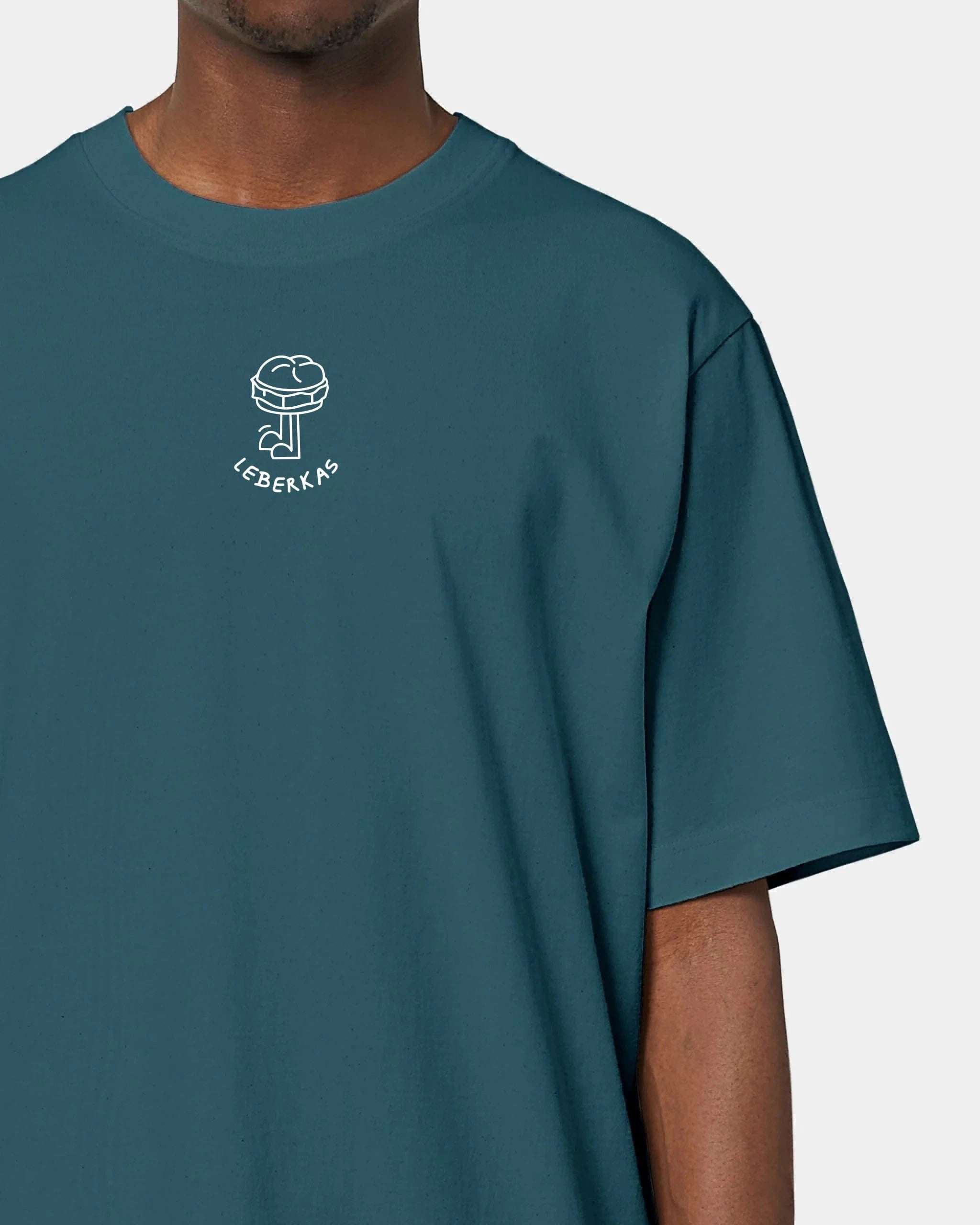 Schmidt Digitaldruck GmbH T-Shirt "Leberkas" Oversized / Stargazer / XXS - aus nachhaltiger und fairer Produktion