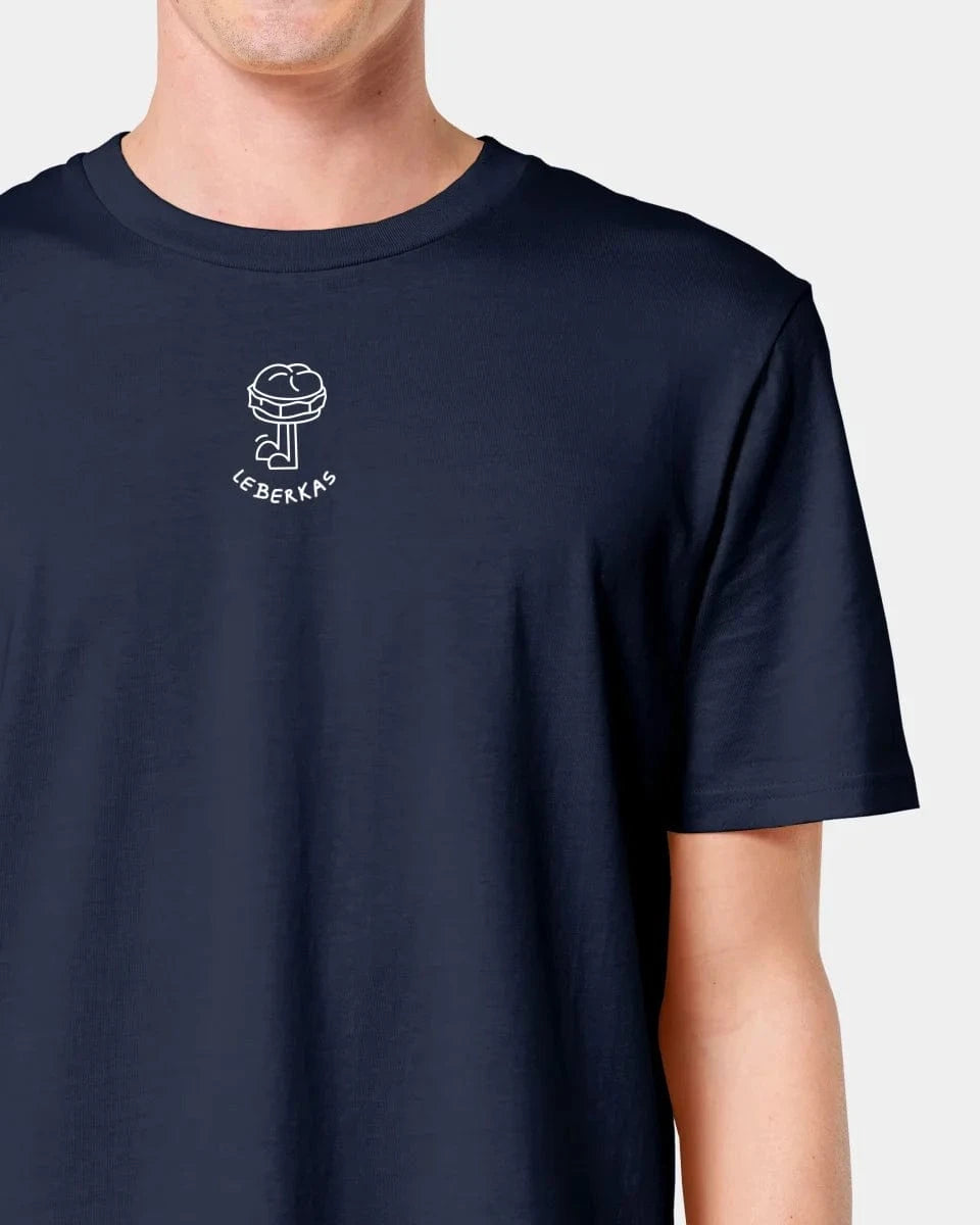 Schmidt Digitaldruck GmbH T-Shirt "Leberkas" Unisex / French Navy / XXS - aus nachhaltiger und fairer Produktion
