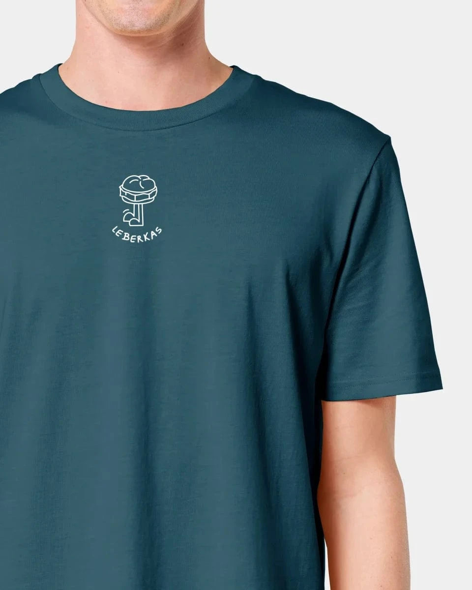 Schmidt Digitaldruck GmbH T-Shirt "Leberkas" Unisex / Stargazer / XXS - aus nachhaltiger und fairer Produktion