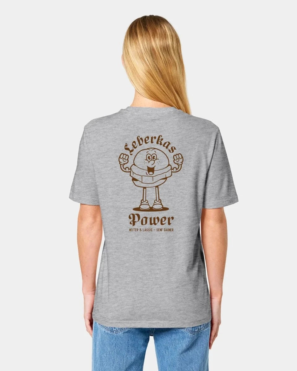 Schmidt Digitaldruck GmbH T-Shirt "Leberkas-Power" - aus nachhaltiger und fairer Produktion