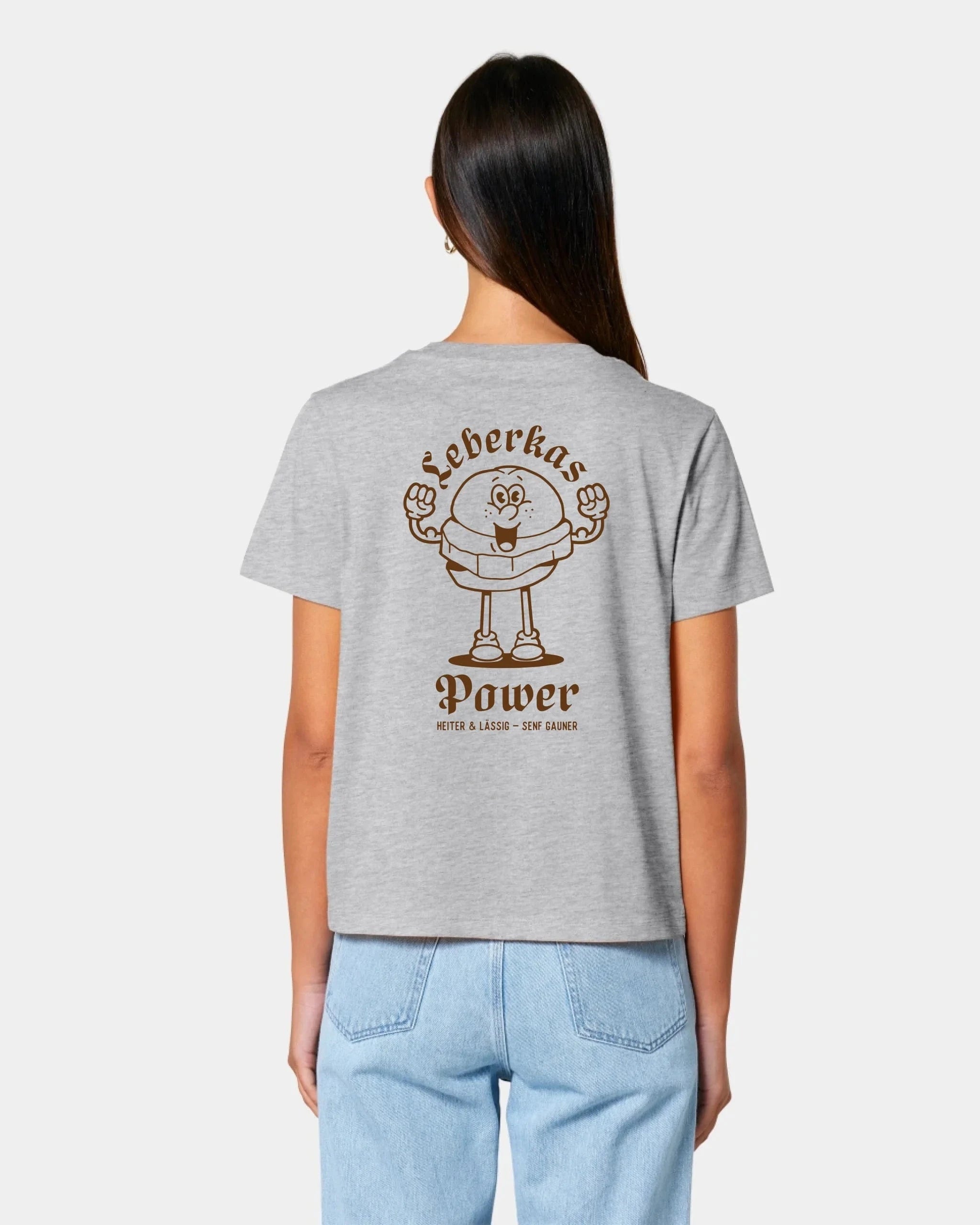 Schmidt Digitaldruck GmbH T-Shirt "Leberkas-Power" - aus nachhaltiger und fairer Produktion