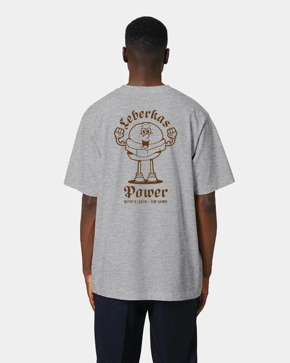 Schmidt Digitaldruck GmbH T-Shirt "Leberkas-Power" - aus nachhaltiger und fairer Produktion