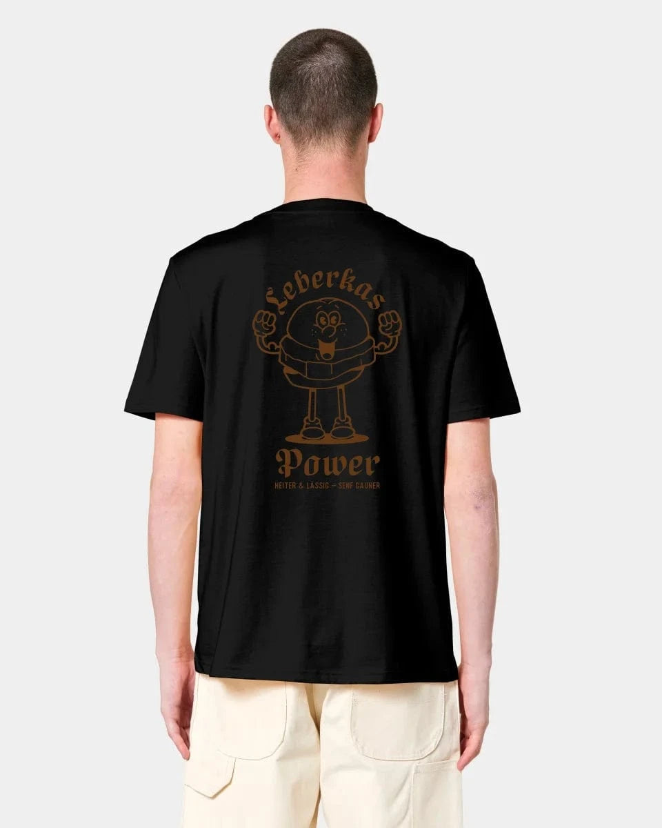 Schmidt Digitaldruck GmbH T-Shirt "Leberkas-Power" - aus nachhaltiger und fairer Produktion