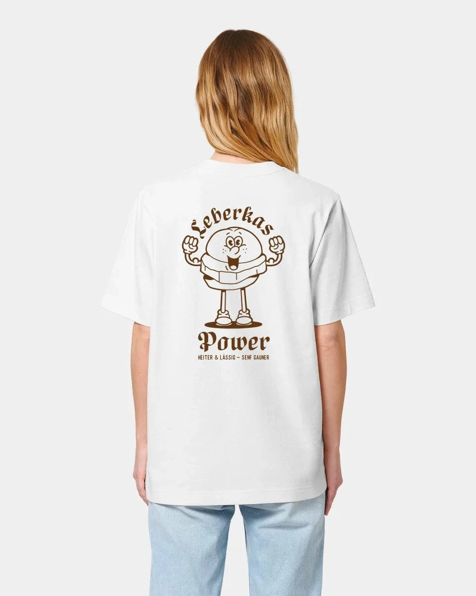 Schmidt Digitaldruck GmbH T-Shirt "Leberkas-Power" - aus nachhaltiger und fairer Produktion