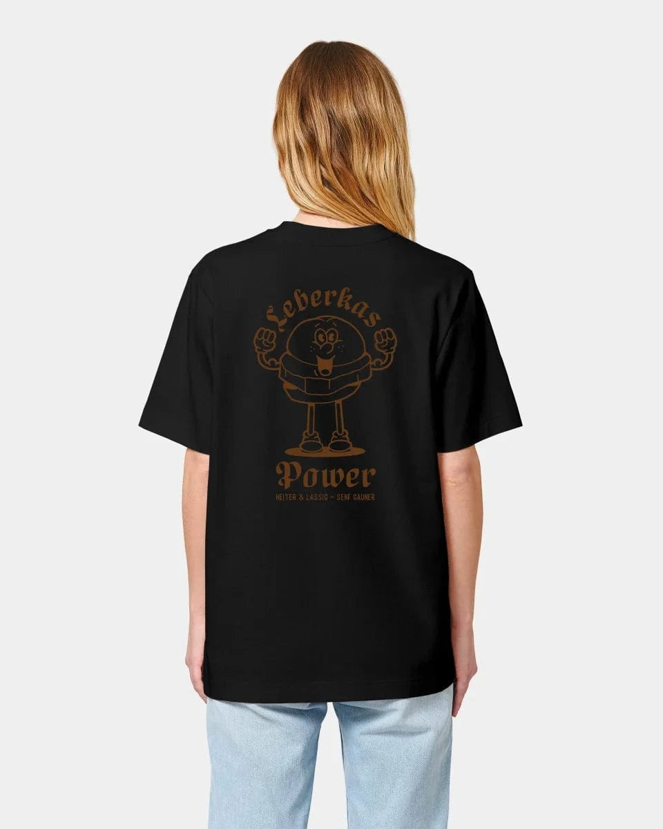 Schmidt Digitaldruck GmbH T-Shirt "Leberkas-Power" - aus nachhaltiger und fairer Produktion