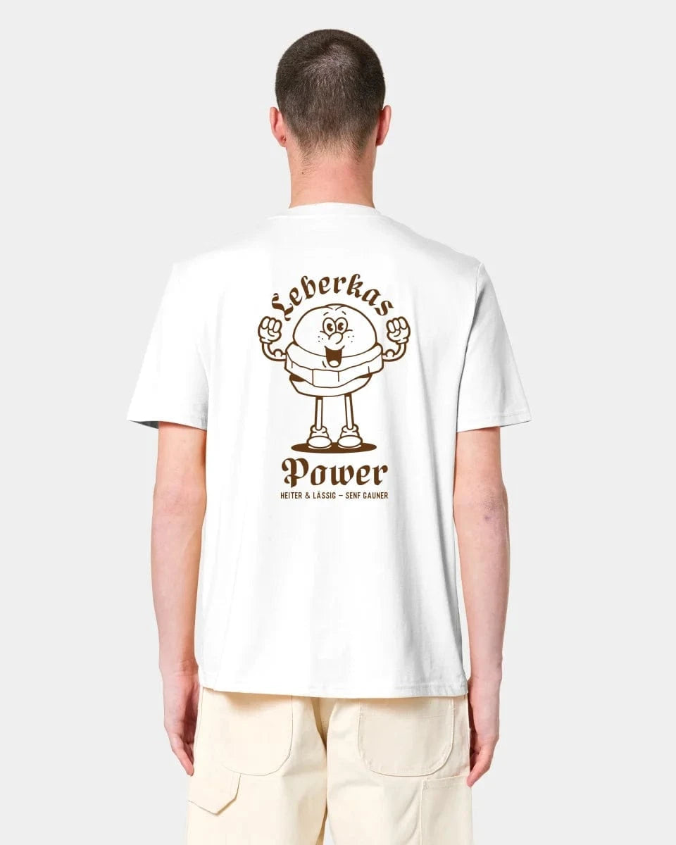 Schmidt Digitaldruck GmbH T-Shirt "Leberkas-Power" - aus nachhaltiger und fairer Produktion
