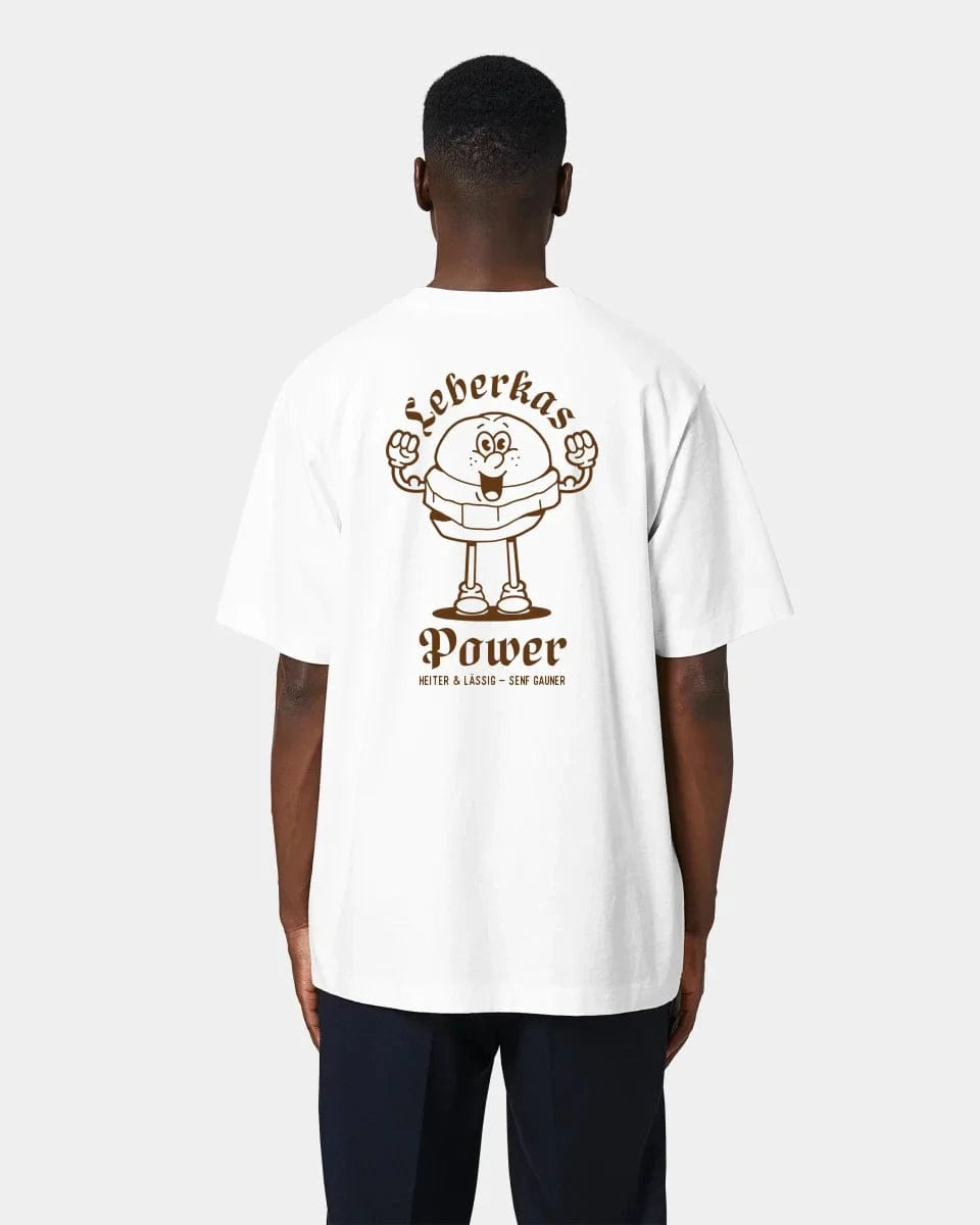 Schmidt Digitaldruck GmbH T-Shirt "Leberkas-Power" - aus nachhaltiger und fairer Produktion