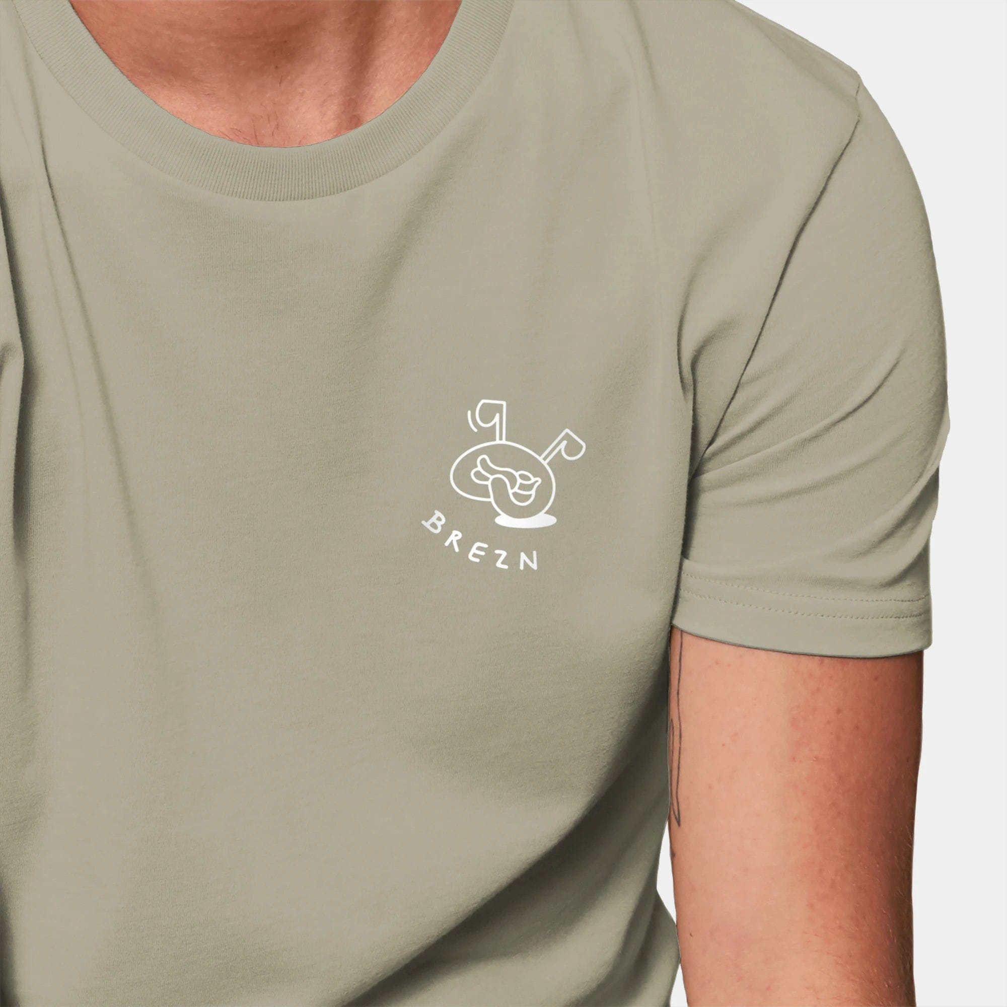 HEITER & LÄSSIG T-Shirt ORIGINAL "Brezn" XXS / sage - aus nachhaltiger und fairer Produktion