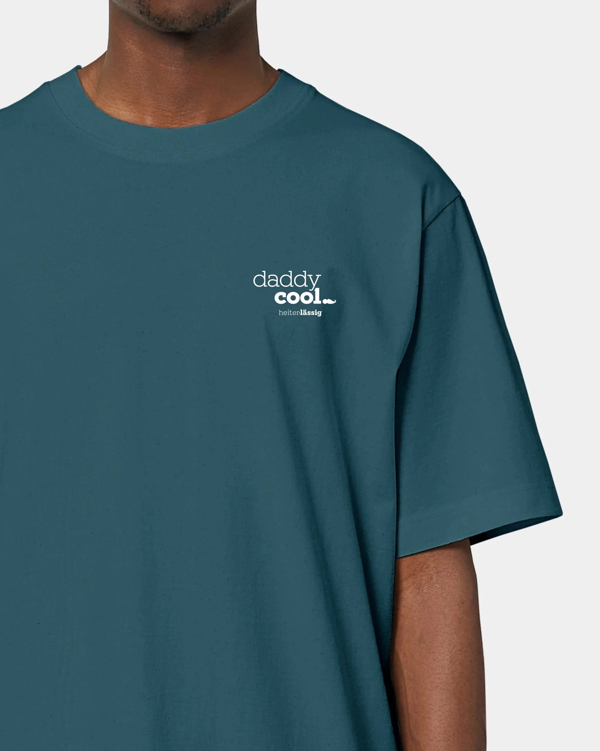 Schmidt Digitaldruck GmbH T-Shirt ORIGINAL "daddycool" Oversized / Stargazer / XXS - aus nachhaltiger und fairer Produktion