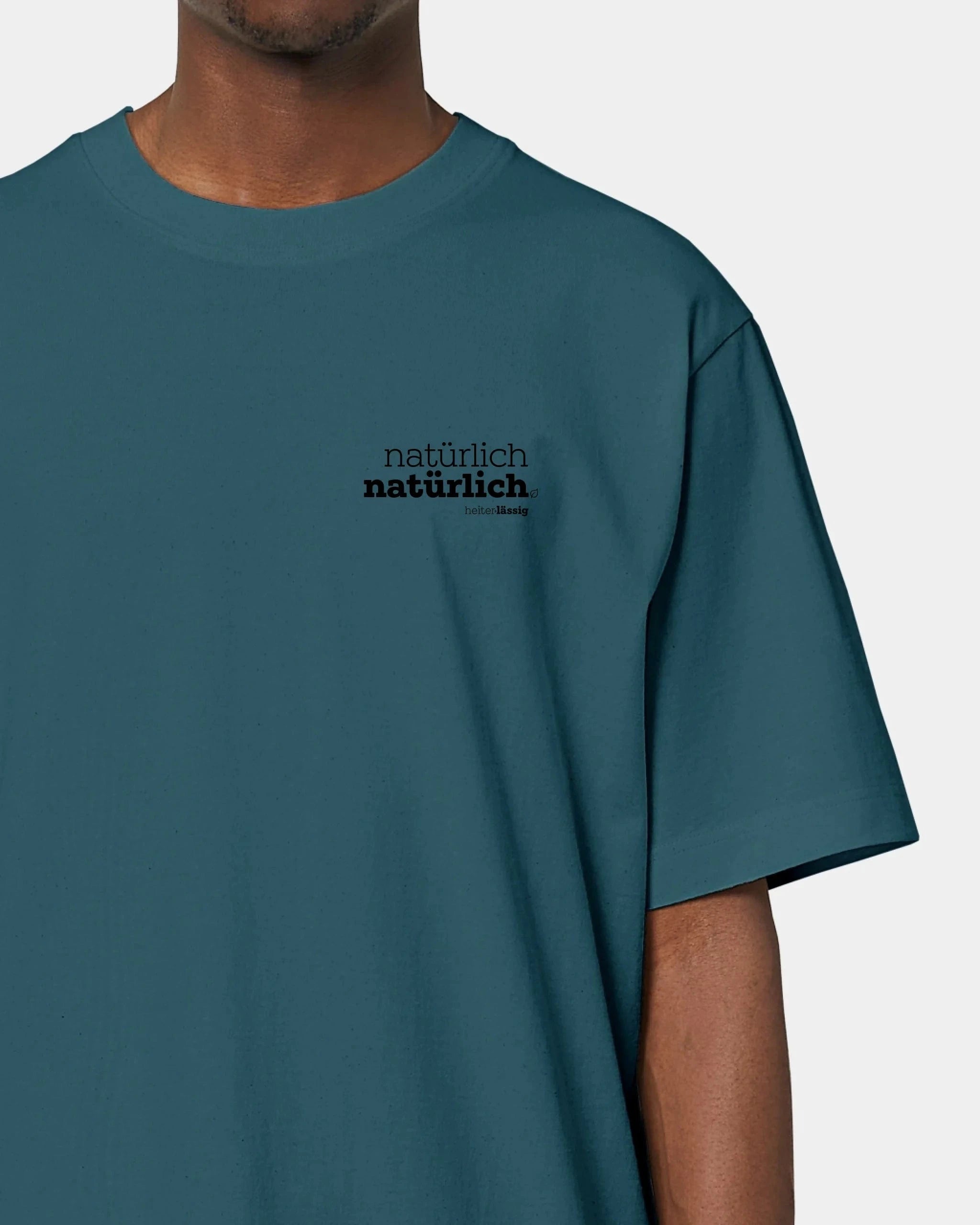 Schmidt Digitaldruck GmbH T-Shirt ORIGINAL "natürlich, natürlich" Oversized / Stargazer / XXS - aus nachhaltiger und fairer Produktion