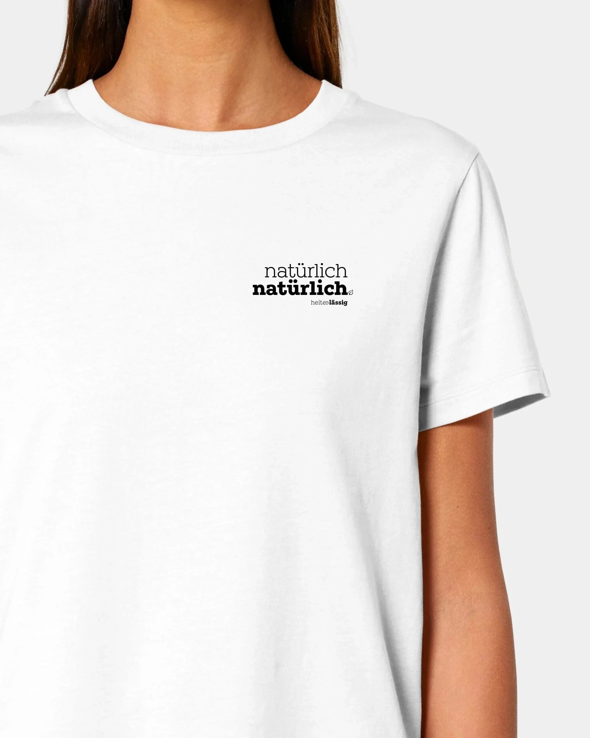Schmidt Digitaldruck GmbH T-Shirt ORIGINAL "natürlich, natürlich" Damen / Weiß / XS - aus nachhaltiger und fairer Produktion