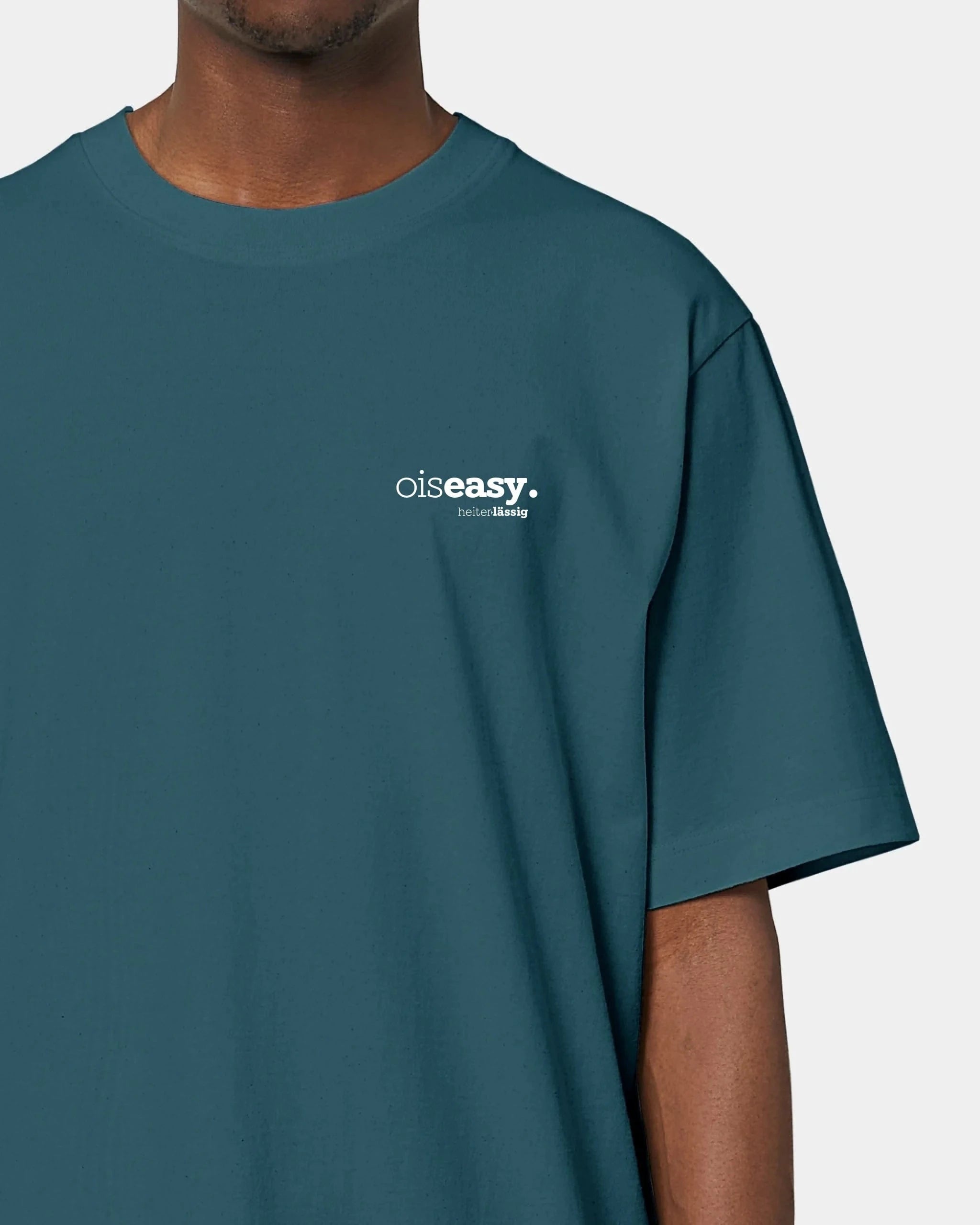 Schmidt Digitaldruck GmbH T-Shirt ORIGINAL "oiseasy" Oversized / Stargazer / XXS - aus nachhaltiger und fairer Produktion