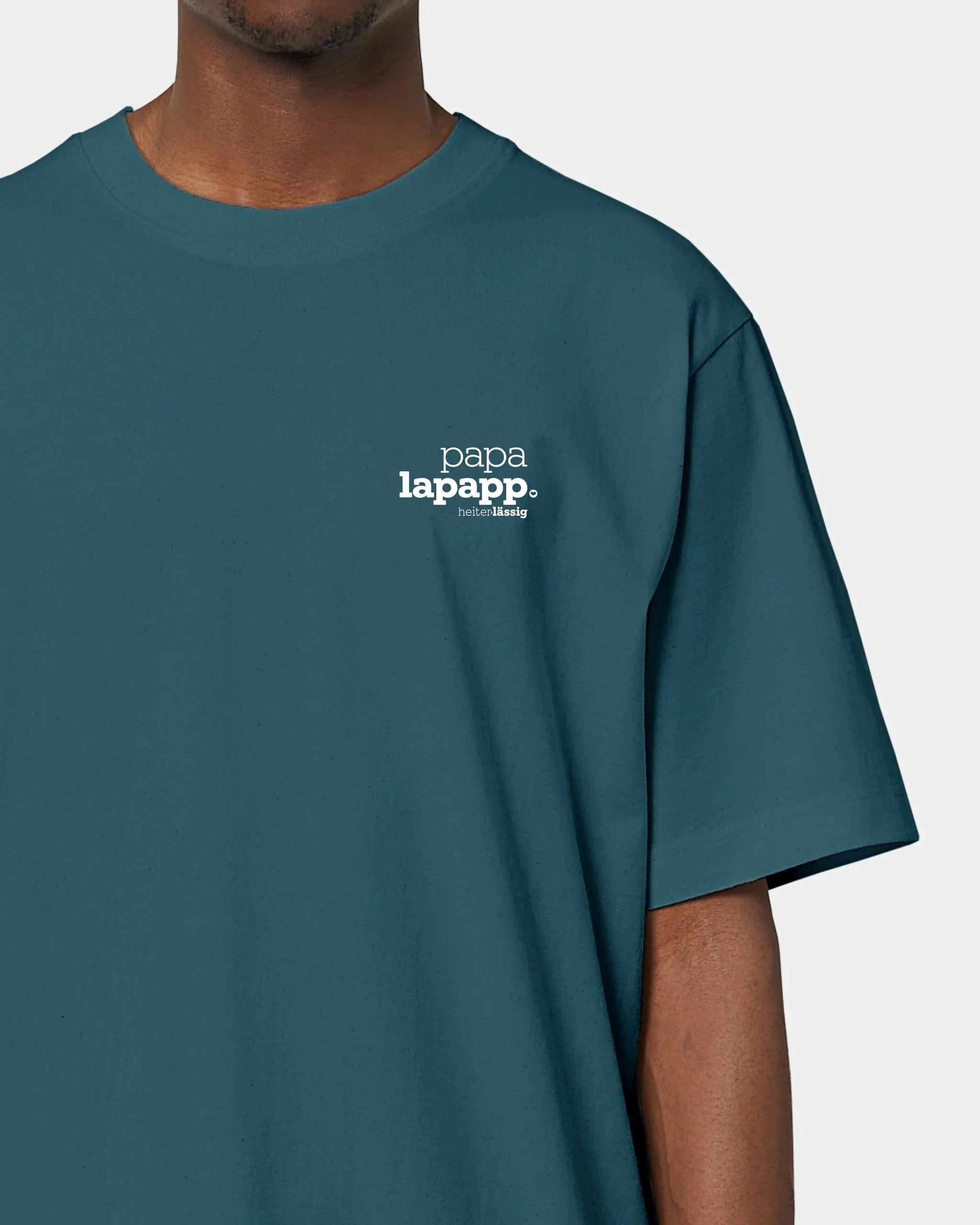 Schmidt Digitaldruck GmbH T-Shirt ORIGINAL "papalapapp" Oversized / Stargazer / XXS - aus nachhaltiger und fairer Produktion