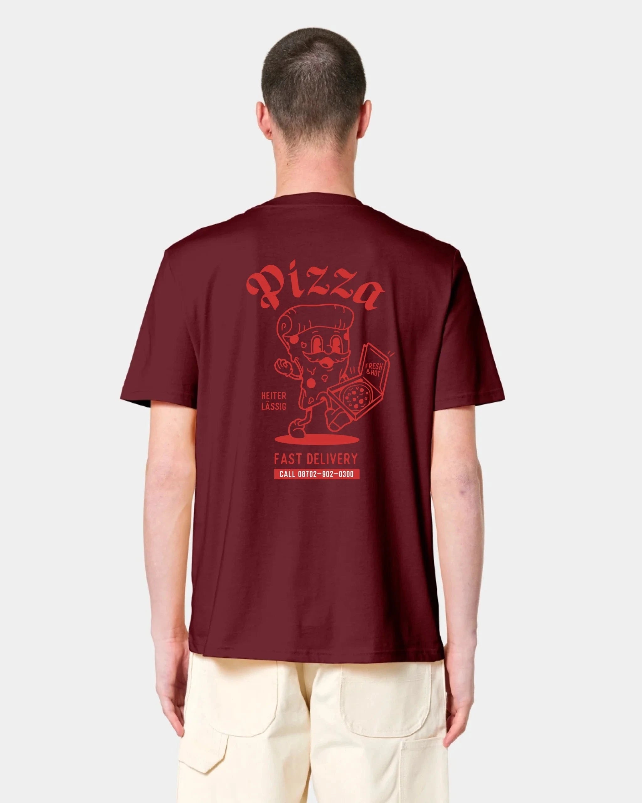 Schmidt Digitaldruck GmbH T-Shirt "Pizza" - aus nachhaltiger und fairer Produktion