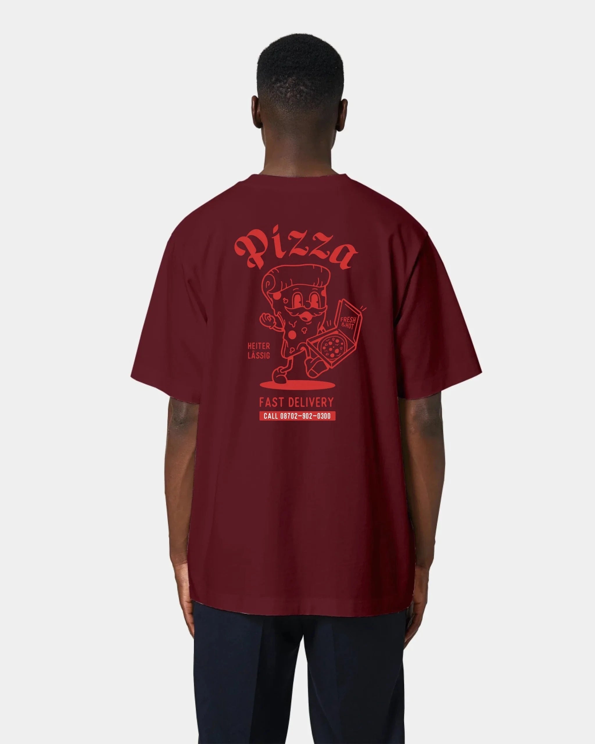 Schmidt Digitaldruck GmbH T-Shirt "Pizza" - aus nachhaltiger und fairer Produktion