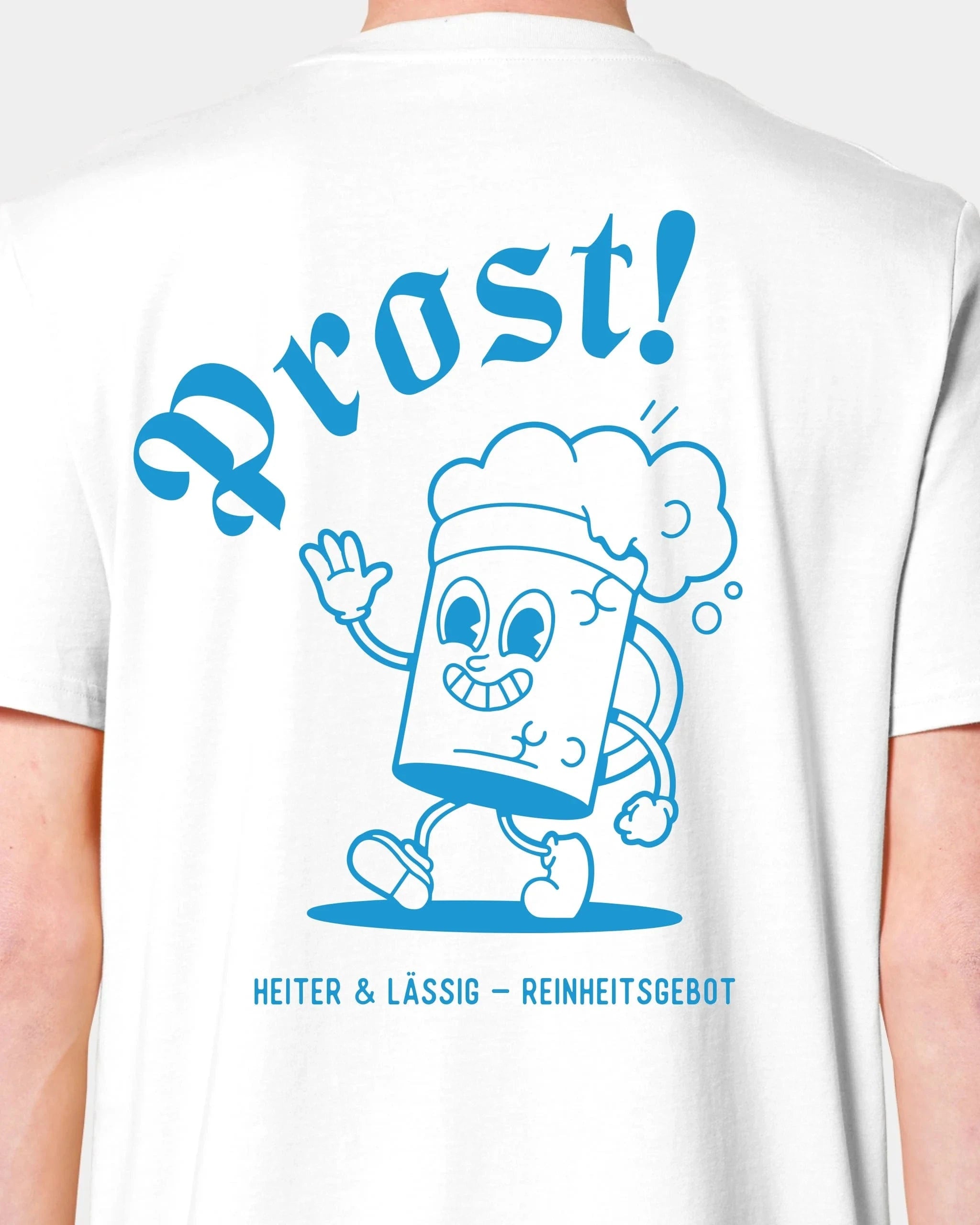 Schmidt Digitaldruck GmbH T-Shirt "Prost" Unisex / Weiß / XXS - aus nachhaltiger und fairer Produktion