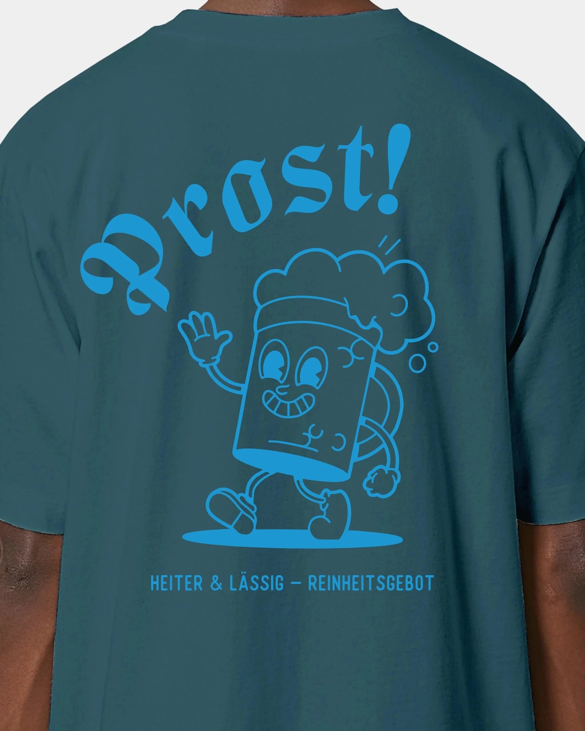 Schmidt Digitaldruck GmbH T-Shirt "Prost" Oversized / Stargazer / XXS - aus nachhaltiger und fairer Produktion
